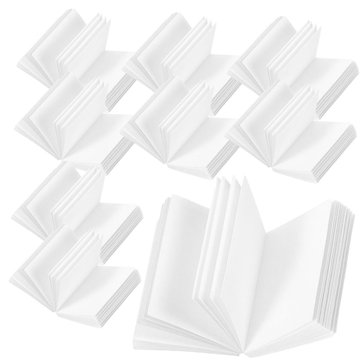 Miniature Books Kit - 150 Blank Dollhouse Books for DIY Bookshelf Decor