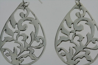 Exquisite Cutout Teardrop Earrings for Women - Elegant Dangle Drop Ear Jewelry - Perfect for Parties, Weddings & Date Nights