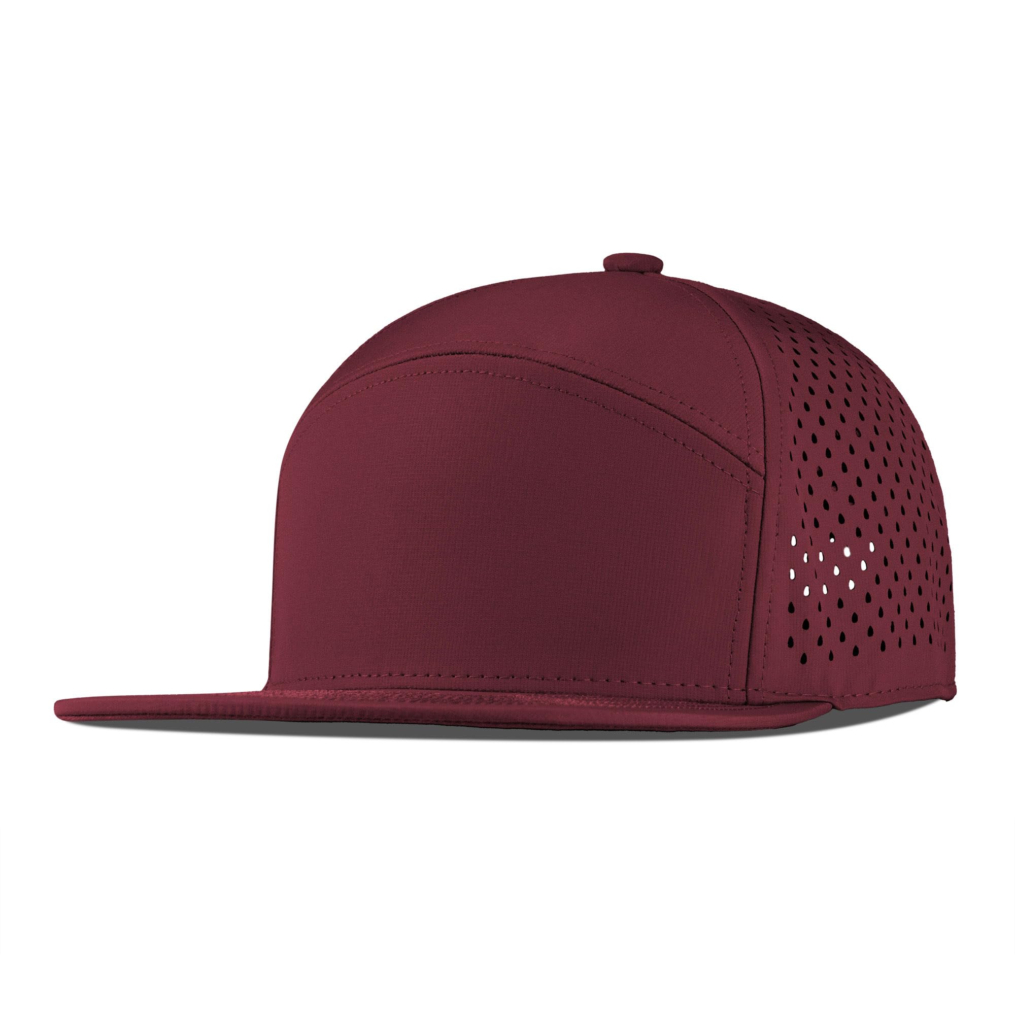Performance Snapback Hats for Men & Women - Adjustable Flat Bill Baseball Cap for Golf, Running, Workout - Perfect for Outdoor Sports & Casual Wear