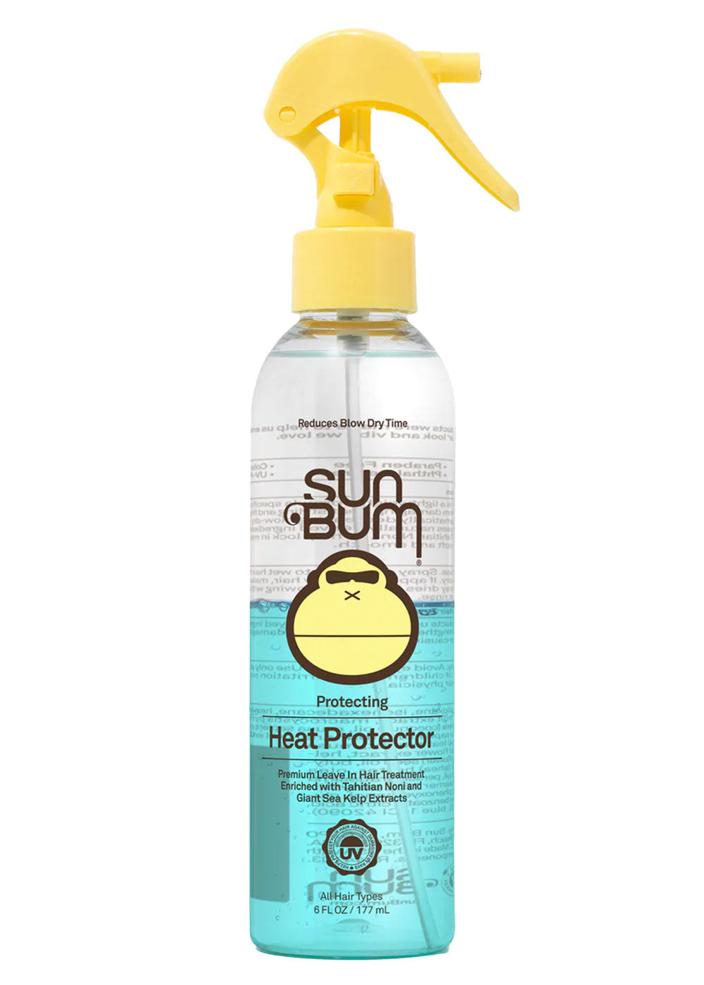 Sun Bum Scalp & Hair Heat Protectant Spray - UV Protection for Styling, Blow Drying & Flat Ironing - Vegan & Cruelty-Free - Perfect for Beach Days & Salon Styling