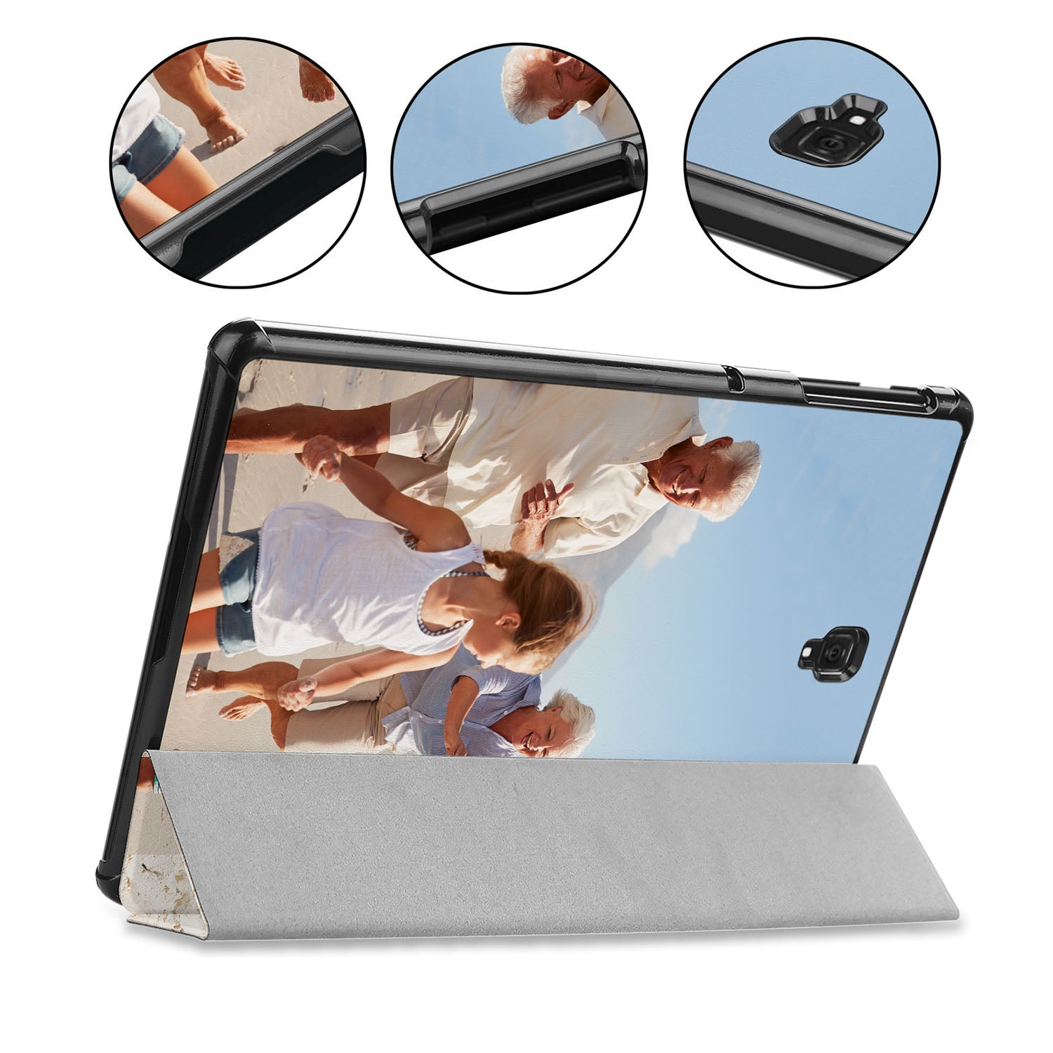 Samsung Galaxy Phone Case with Dual Photo Holder - Protective Cover for Travel, Family & Special Memories | Compatible with Multiple Models