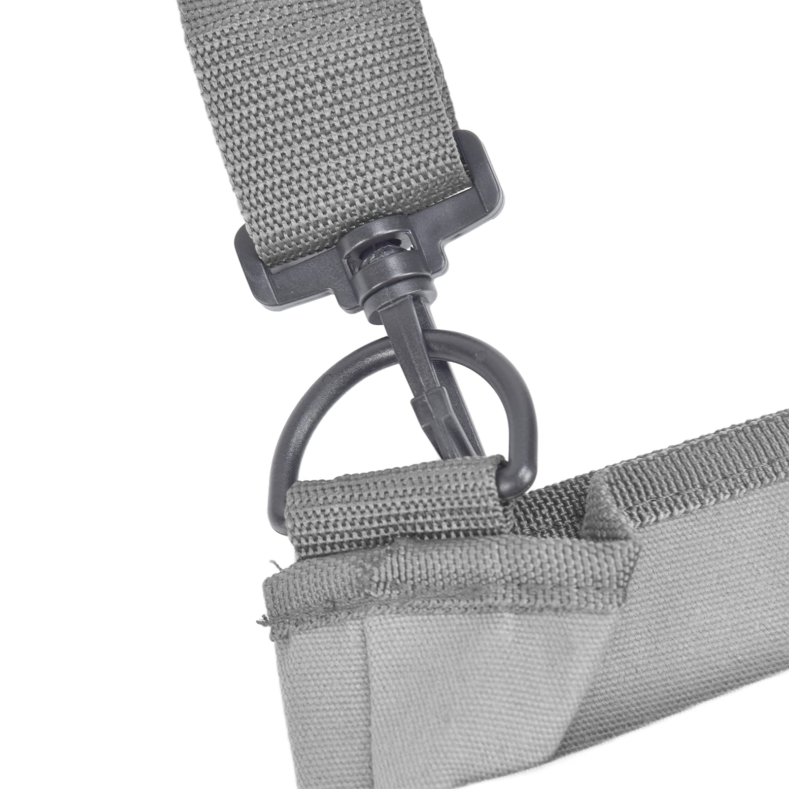Alvinlite Heavy Duty Canvas Gardening Tool Bag with Multiple Pockets - Crossbody Shoulder Storage Organizer for Pruning Shears, Trowels & Garden Tools (Gray) - Perfect for Landscaping, Yard Work & Outdoor Activities