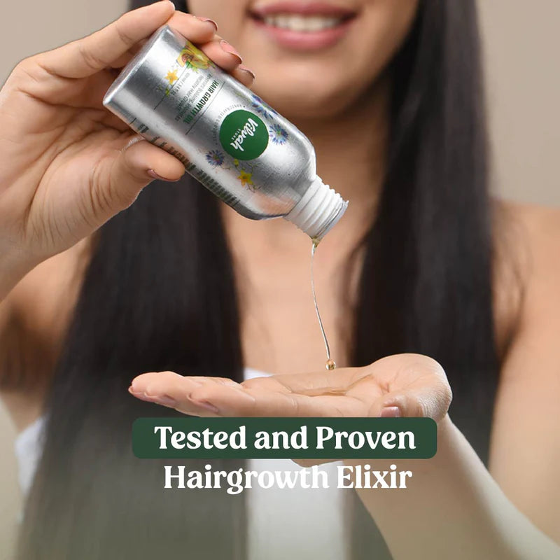 Best Hair Growth Oil for Baby & Adults - Natural & Organic Formula for Thicker, Longer Hair - Perfect for Daily Scalp Massage & Hair Care Routine