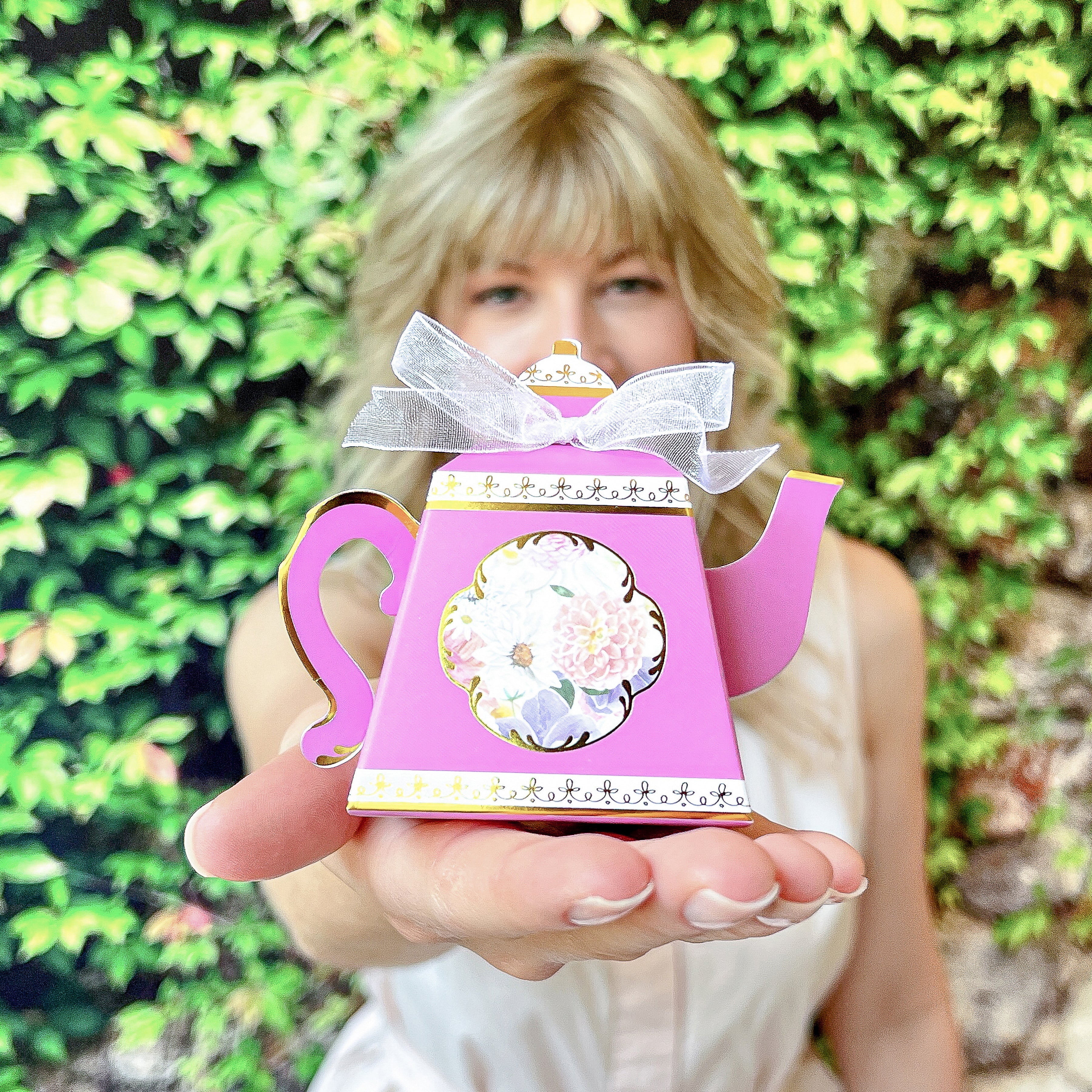 24-Piece Assorted Tea Party Favor Box Set | Elegant Tea Time Gift Boxes for Bridal Showers, Baby Showers & Birthday Parties