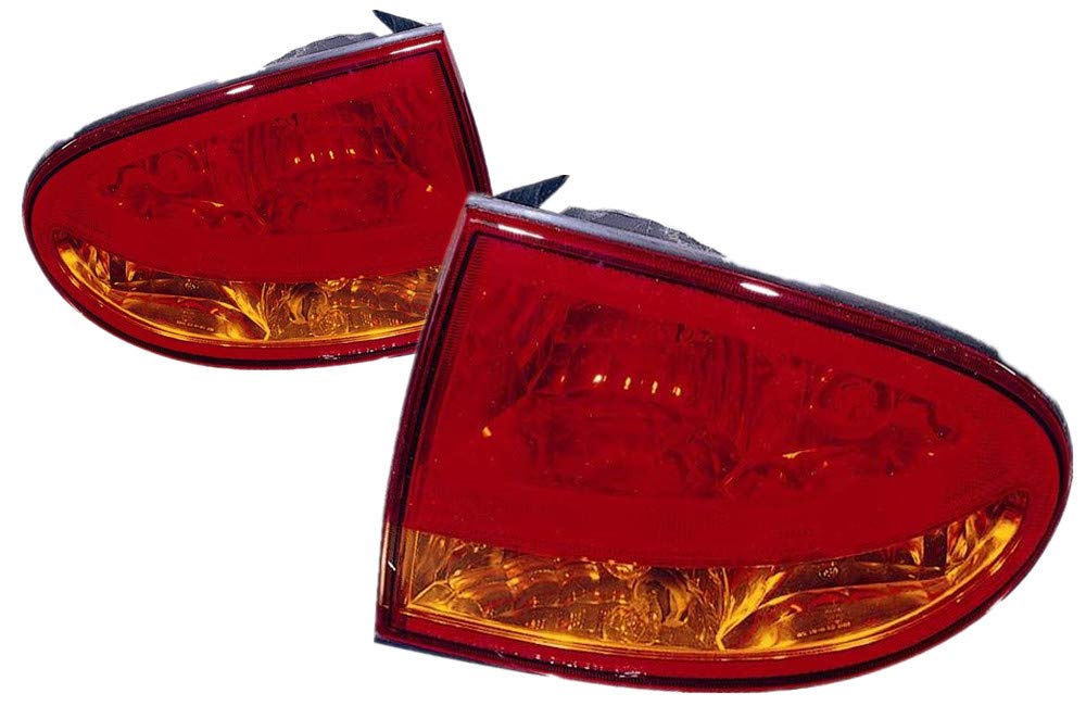 Oldsmobile Alero Tail Lights Lamps Set - Driver & Passenger Side (1999-2004) | Replacement for Broken or Damaged Tail Lights | Perfect for Night Driving and Enhanced Vehicle Safety