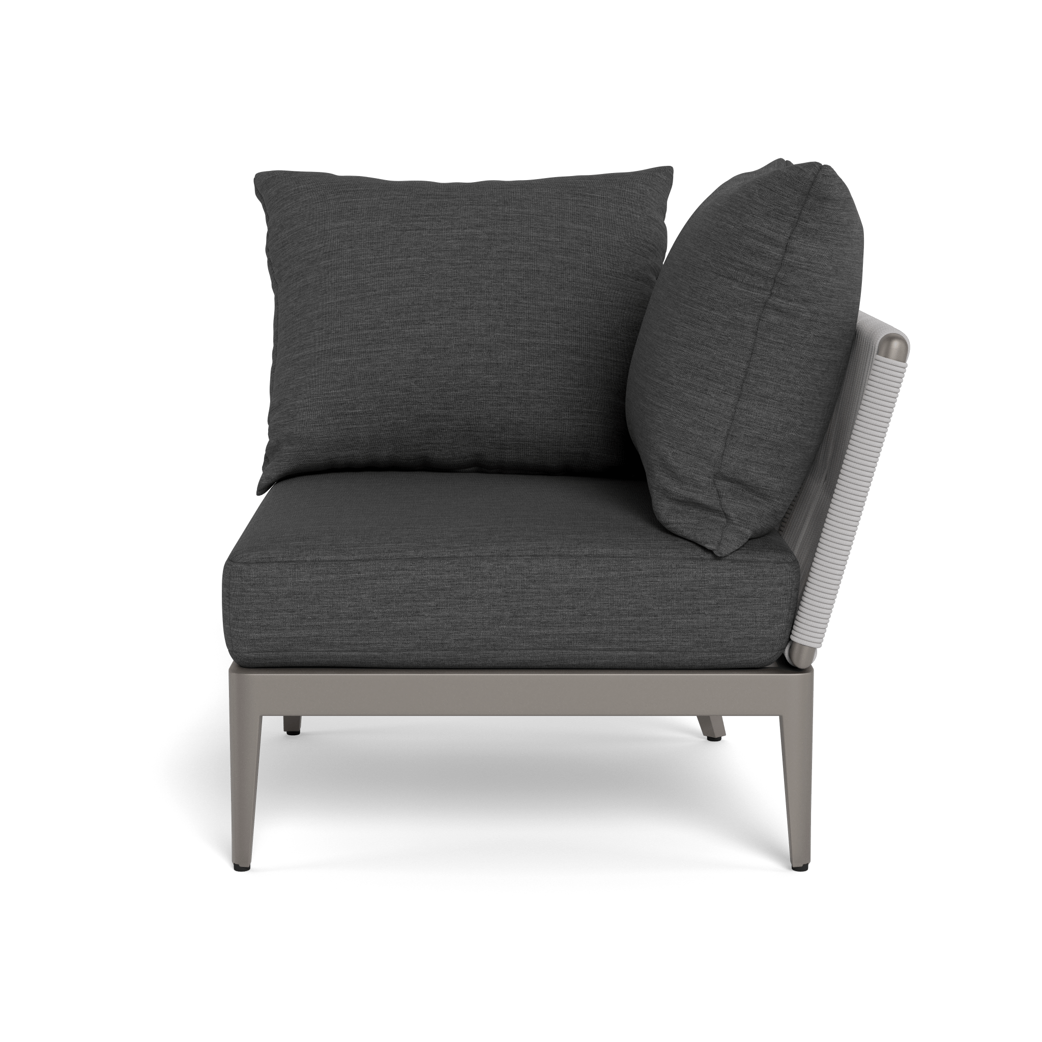 Hamilton Corner Sofa - Modern L-Shaped Sectional Couch with Storage Ottoman, Perfect for Small Spaces & Apartment Living - Living Room, Family Room, Home Theater, Office Lounge