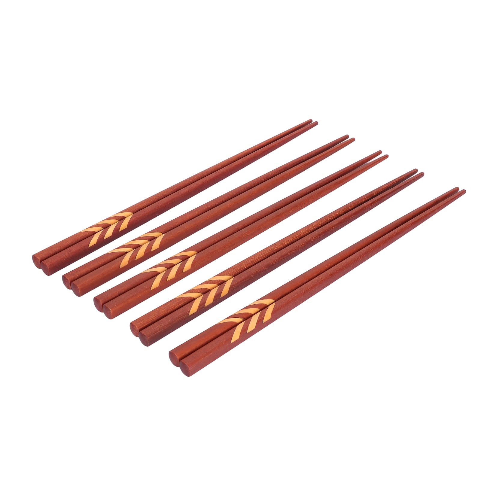 Premium Japanese Style Reusable Wooden Chopsticks Set with Storage Box - Eco-Friendly Kitchen Utensils for Home Cooking, Sushi, Asian Cuisine & Dining
