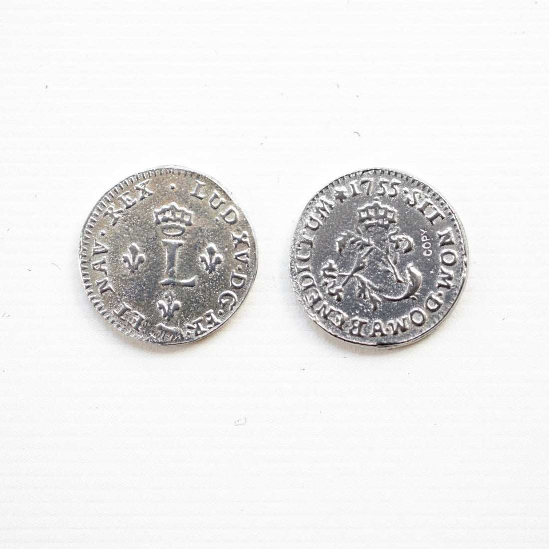 1755 French Sol Marque Coin - Rare Vintage Collectible for Coin Enthusiasts | Perfect for Historical Collections, Gifts & Display