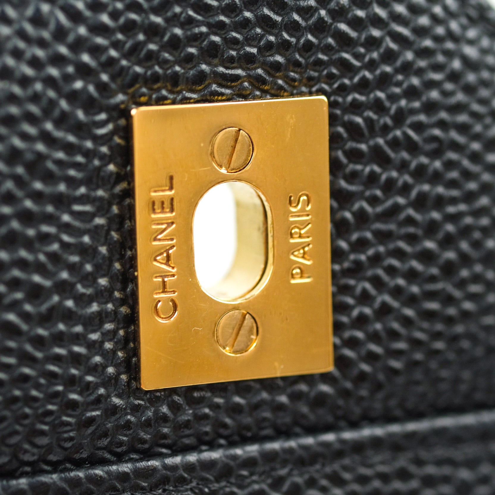 Chanel Classic Jumbo Double Flap Bag in Black Caviar Leather with Gold Hardware - Luxury Designer Handbag for Women, Perfect for Evening Events & Special Occasions