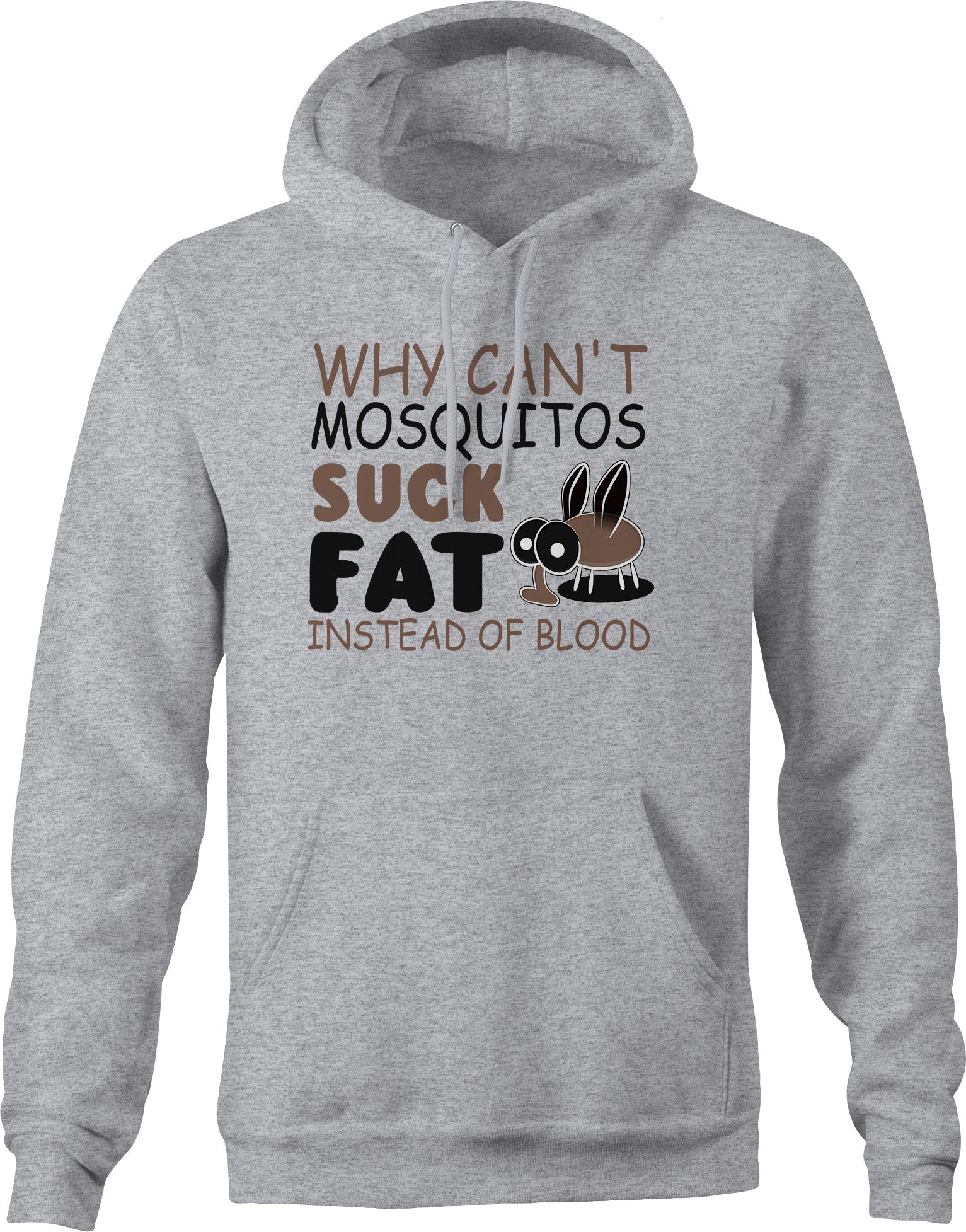Men's Large Gray Mosquito Hoodie - Comfortable & Stylish for Outdoor Activities