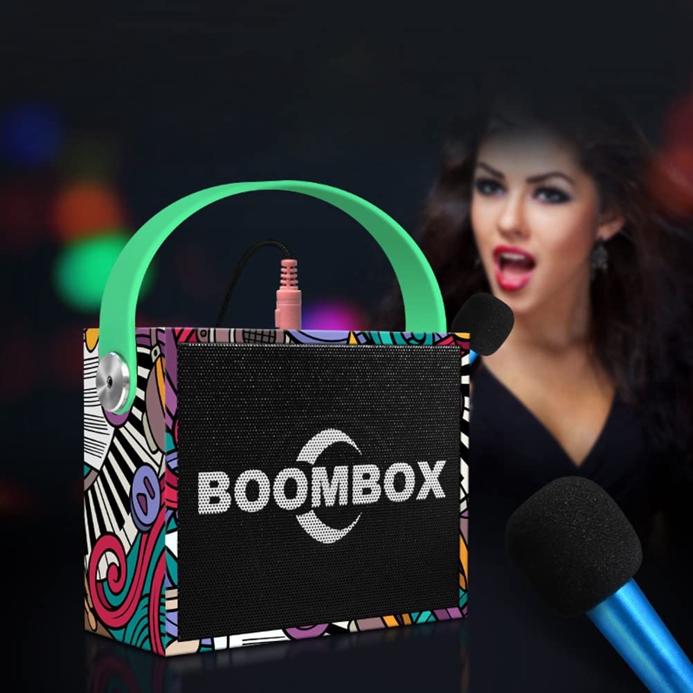Yoligan Bluetooth Speakers - Stereo Wireless Outdoor Portable Speaker with Enhanced Bass, Waterproof Design, Perfect for Camping, Travel, Hiking, and Beach Parties (Green)