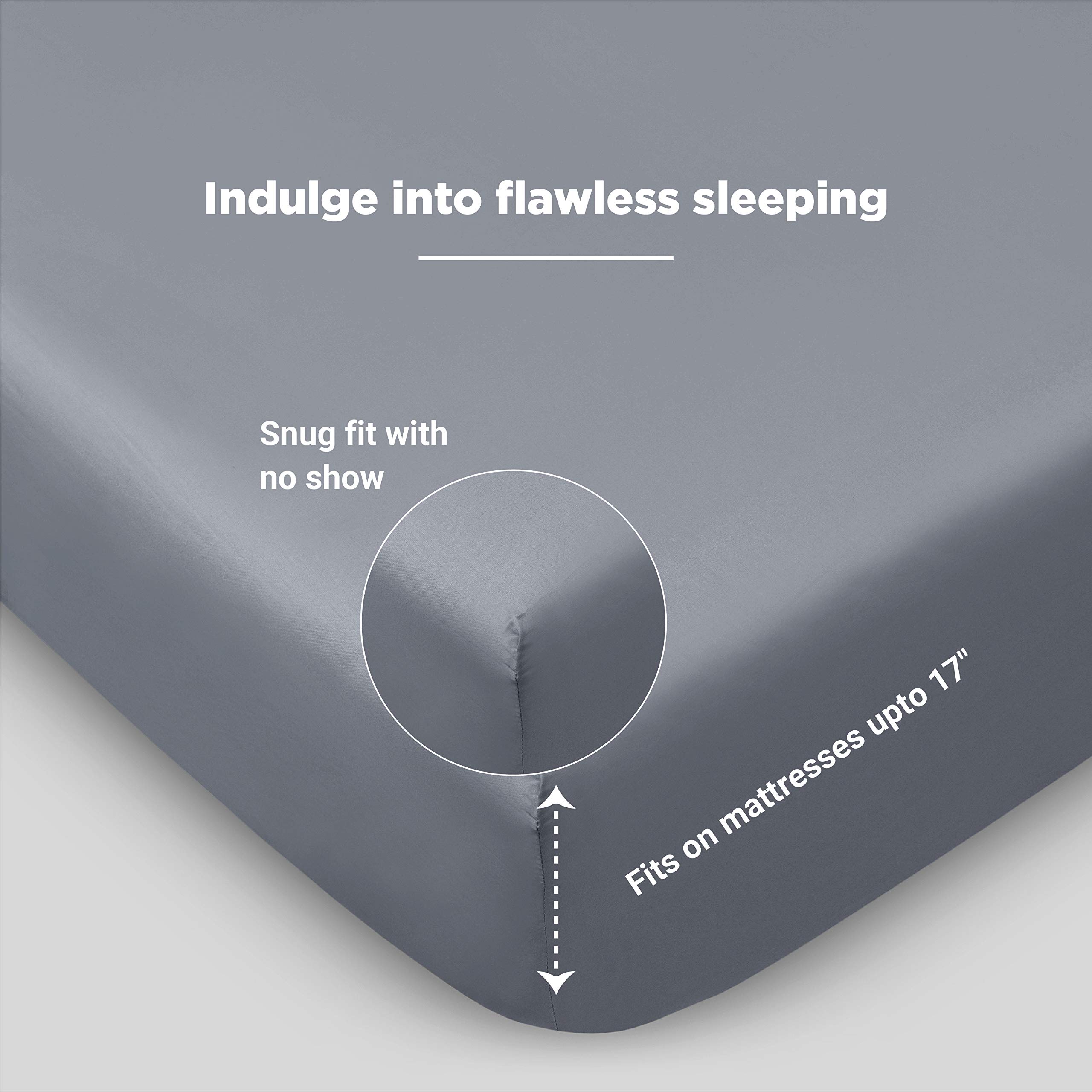 FABDREAMS 100% Organic Cotton Twin Sheet Set - 400 Thread Count Luxury Hotel Bedding | GOTS Certified Premium Long Staple Cotton | Deep Pocket Fits Mattress up to 16