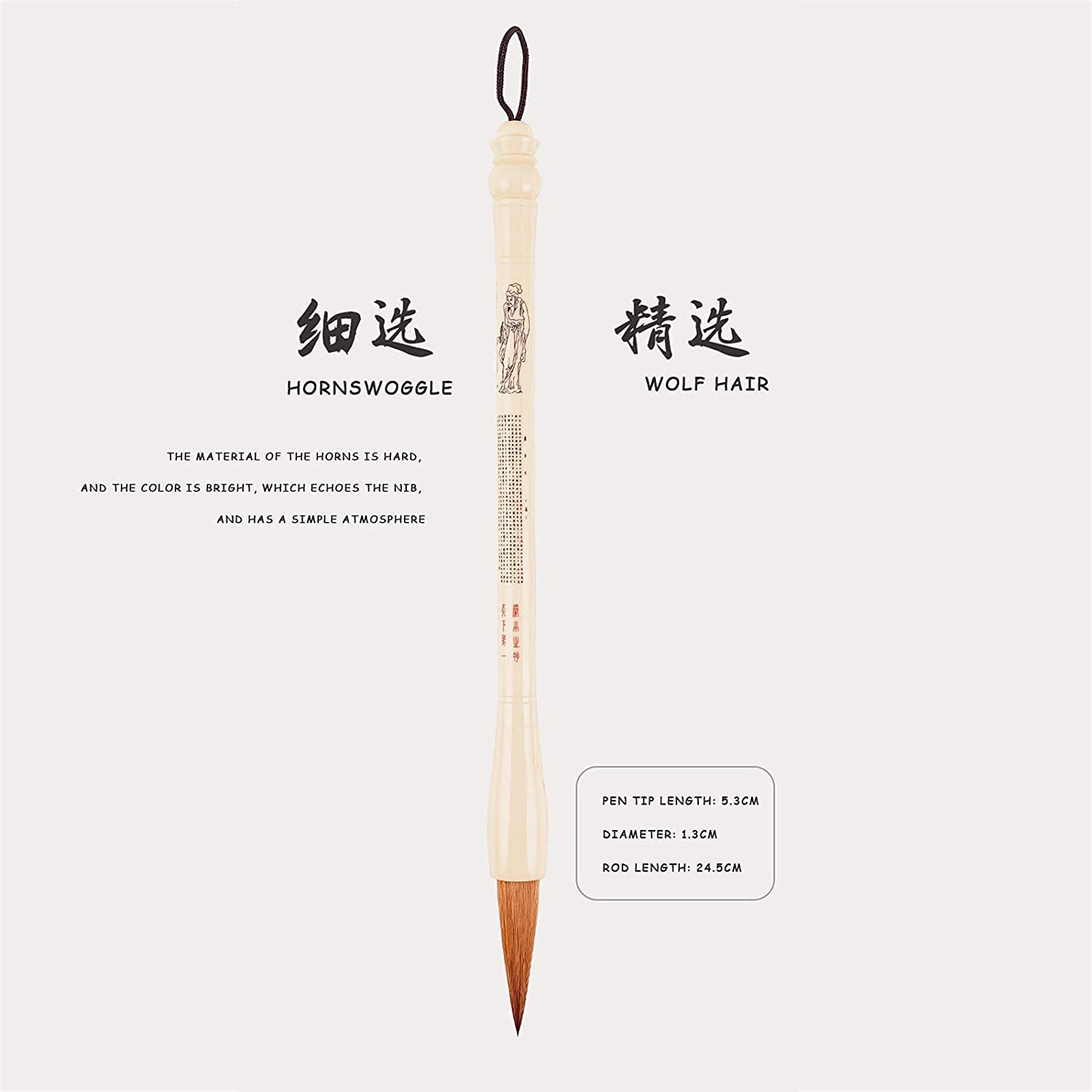 Premium Chinese Calligraphy Brush Set - Professional & Beginner Watercolor Sumi Ink Painting Pens - Calligraphy Writing & Drawing Brushes (Color: ANC) - Perfect for Traditional Art, DIY Projects & Thoughtful Gifts