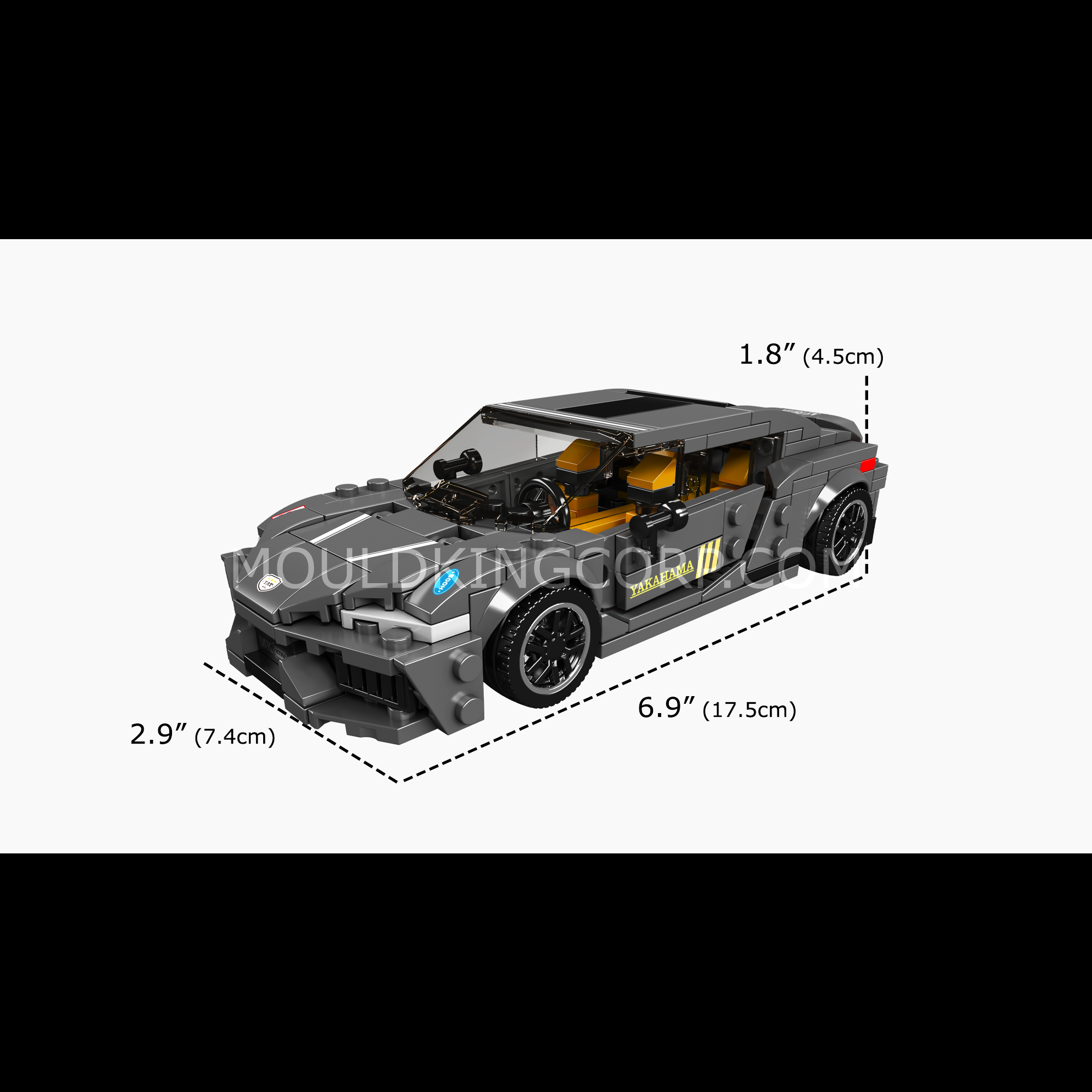 Mould King 27052 Koenigsegg Race Car Building Blocks Set - 386 PCS STEM Toy for Kids & Adults | Perfect for Creative Play, Birthday Gifts & Model Car Collection