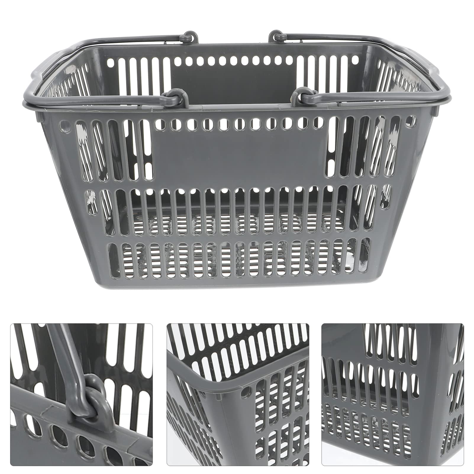 Portable Shopping Basket - Bathroom & Kitchen Storage Organizer for Toiletries, Spices, and Essentials | Perfect for Home, Office, and Travel Use
