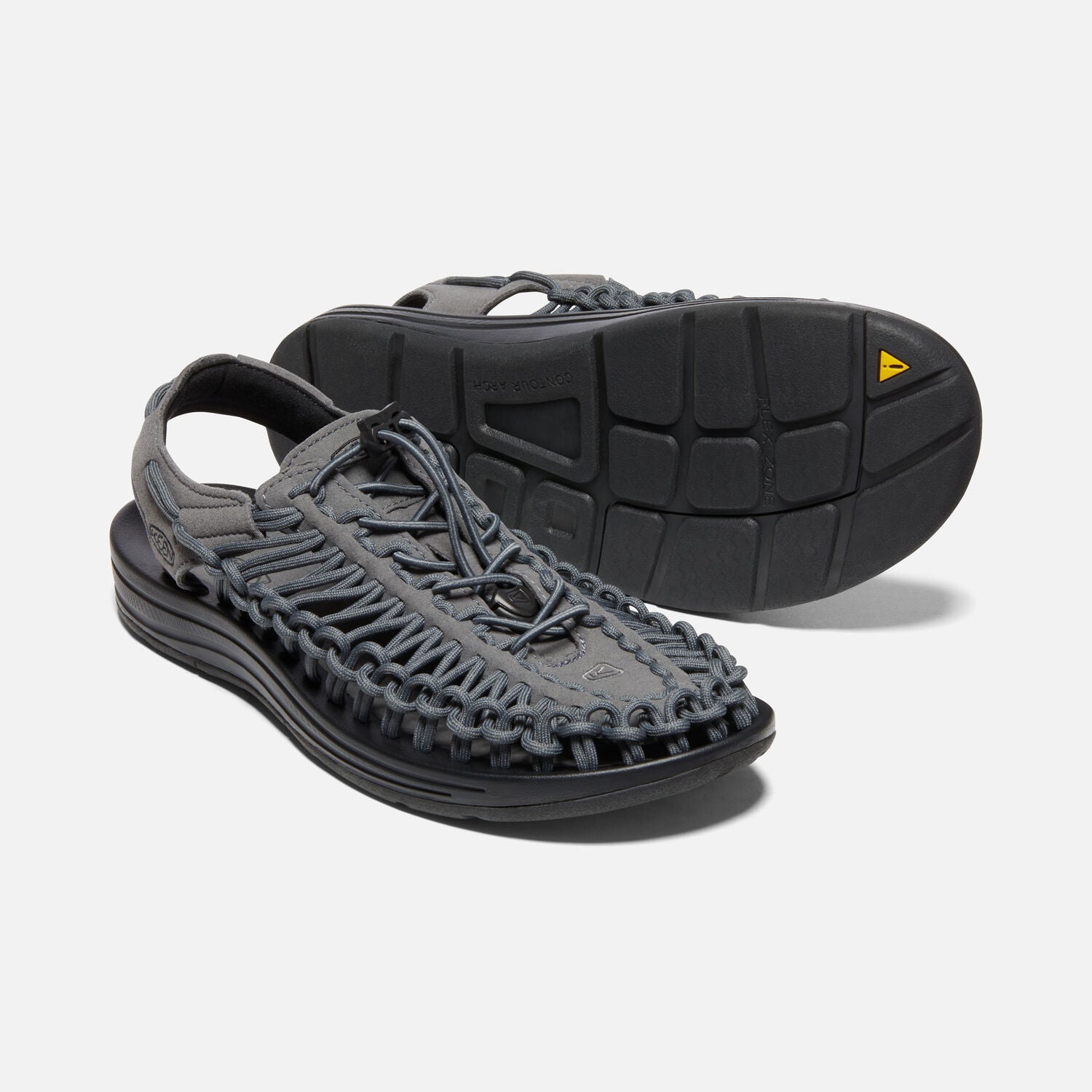 UNEEK Men's Magnetic Sandals - Comfortable & Stylish Black Outdoor Hiking Shoes for Walking, Travel & Casual Wear