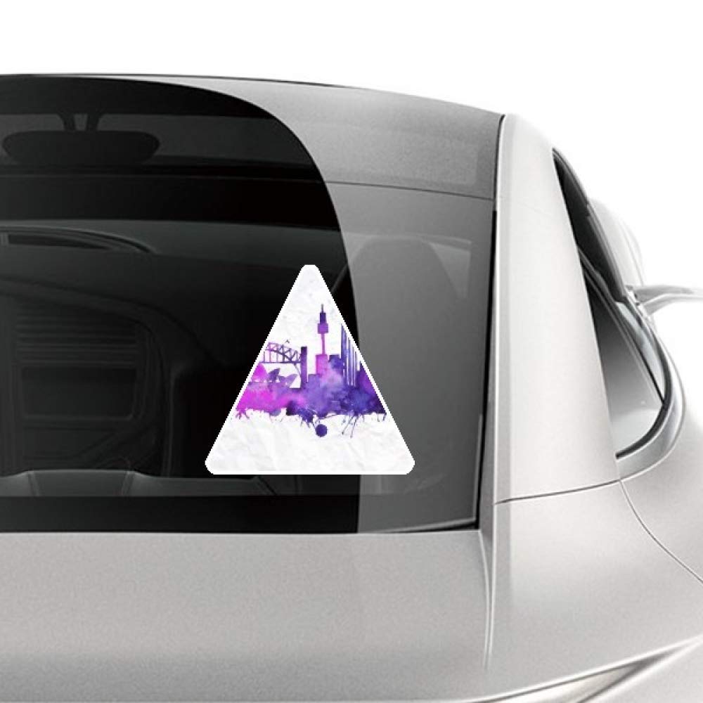 DIYthinker Australia Sydney Opera House Watercolor Decal - Waterproof Vinyl Sticker for Car, Motorcycle, Bicycle, Luggage, Laptop, Phone - Perfect for Travel Enthusiasts & Home Decor