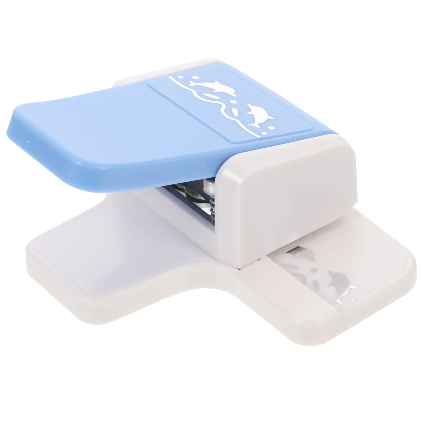 Operitacx Portable Hole Punch for Paper Craft, DIY Scrapbooking, Office Planner - Blue | Perfect for Card Making, School Projects, and Office Organization