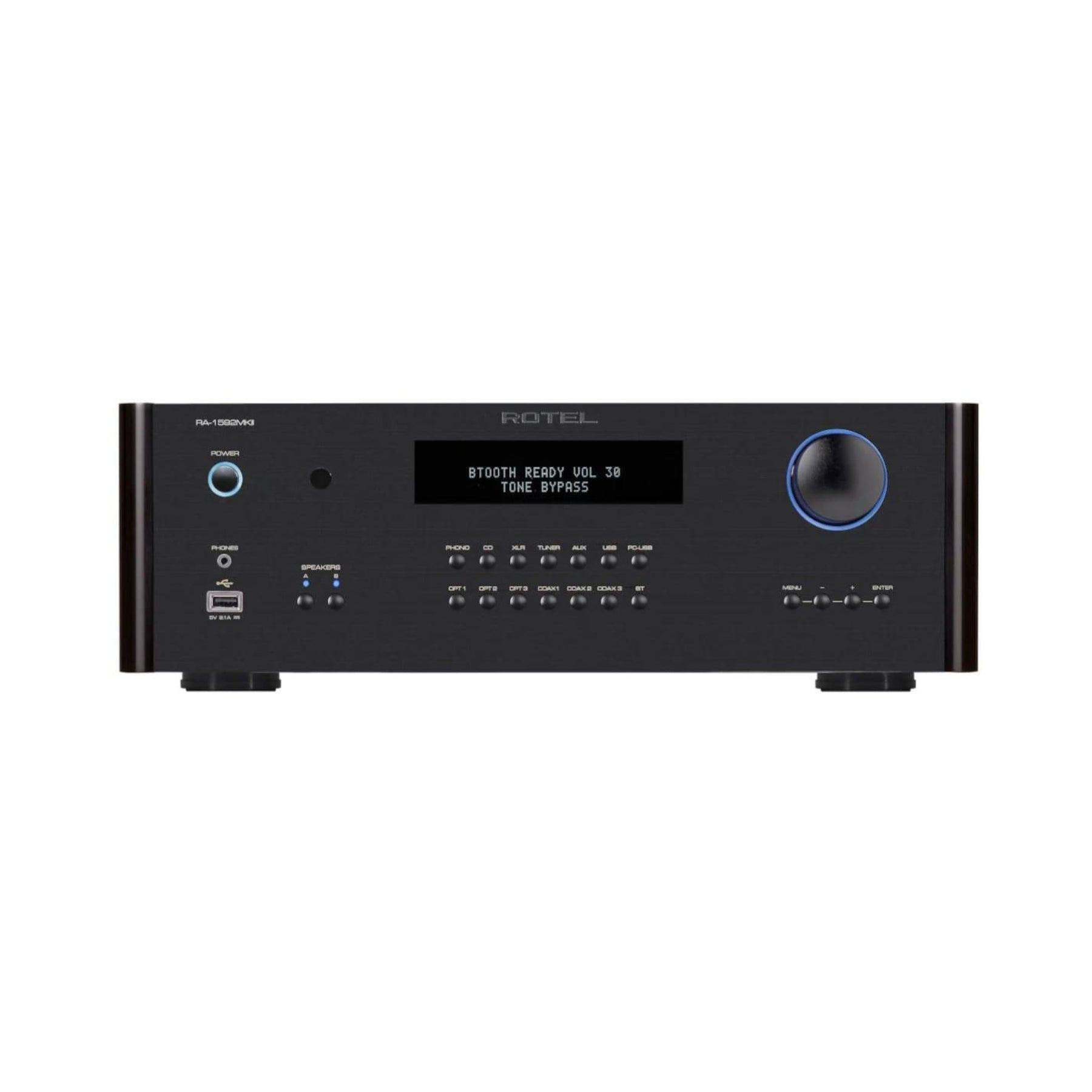 Rotel RA1592MK2 Integrated Stereo Amplifier - HiFi Audio System for Home Theater & Music Listening (Open Box)