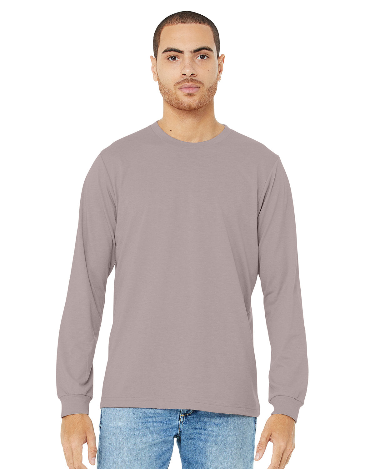 Bella + Canvas 3501CVC Unisex Long Sleeve T-Shirt - Soft Cotton Blend Jersey Crew Neck Tee for Men & Women - Perfect for Casual Wear, Layering & Everyday Comfort