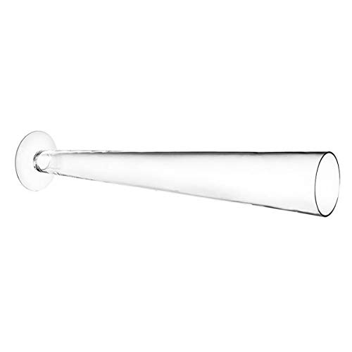 Glass Trumpet Vases H-28 D-4.5