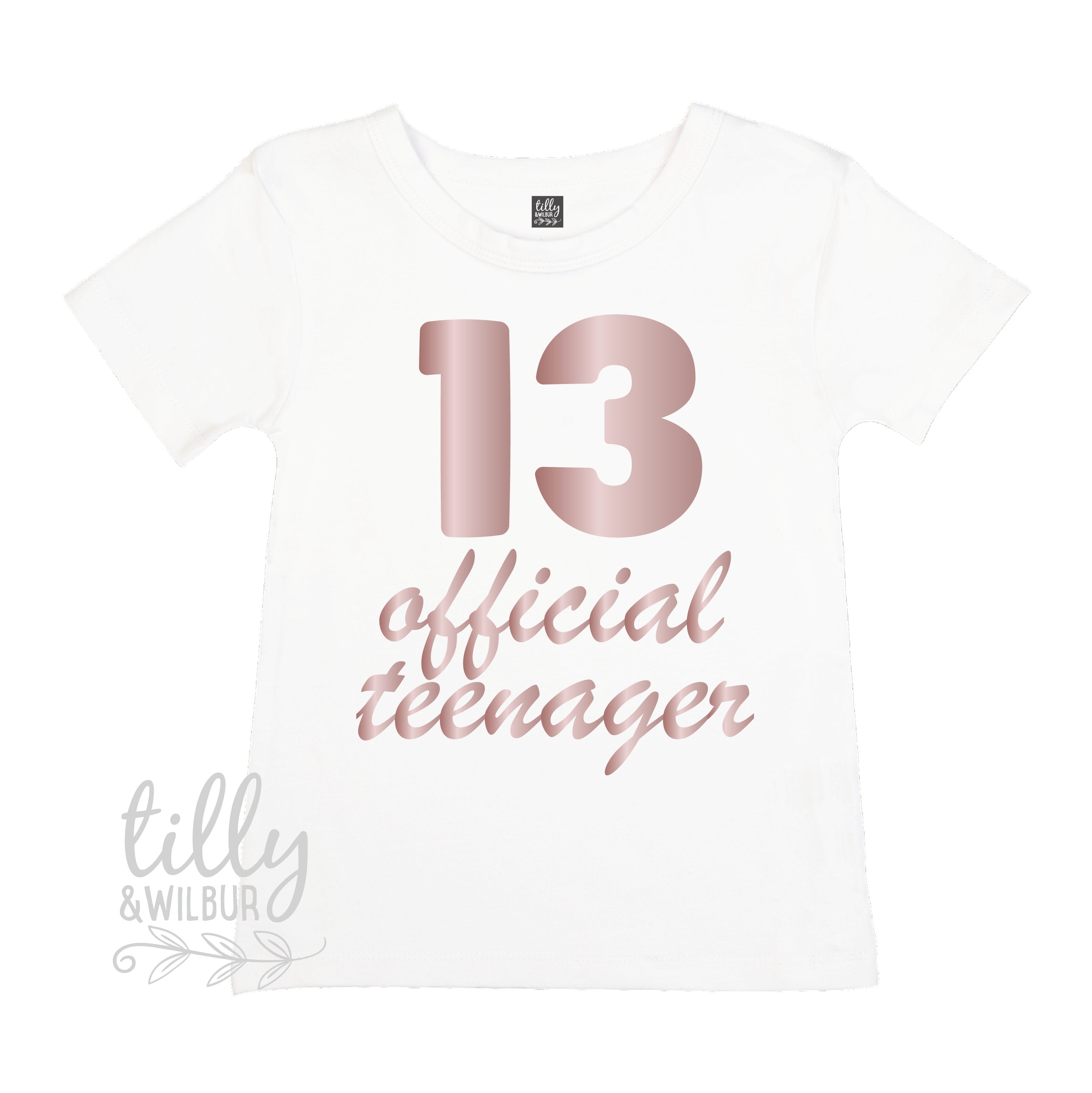 13 Official Teenager T-Shirt for Boys & Girls - Trendy Graphic Tees for School, Casual Wear & Teen Fashion | Comfortable Cotton Youth Shirts