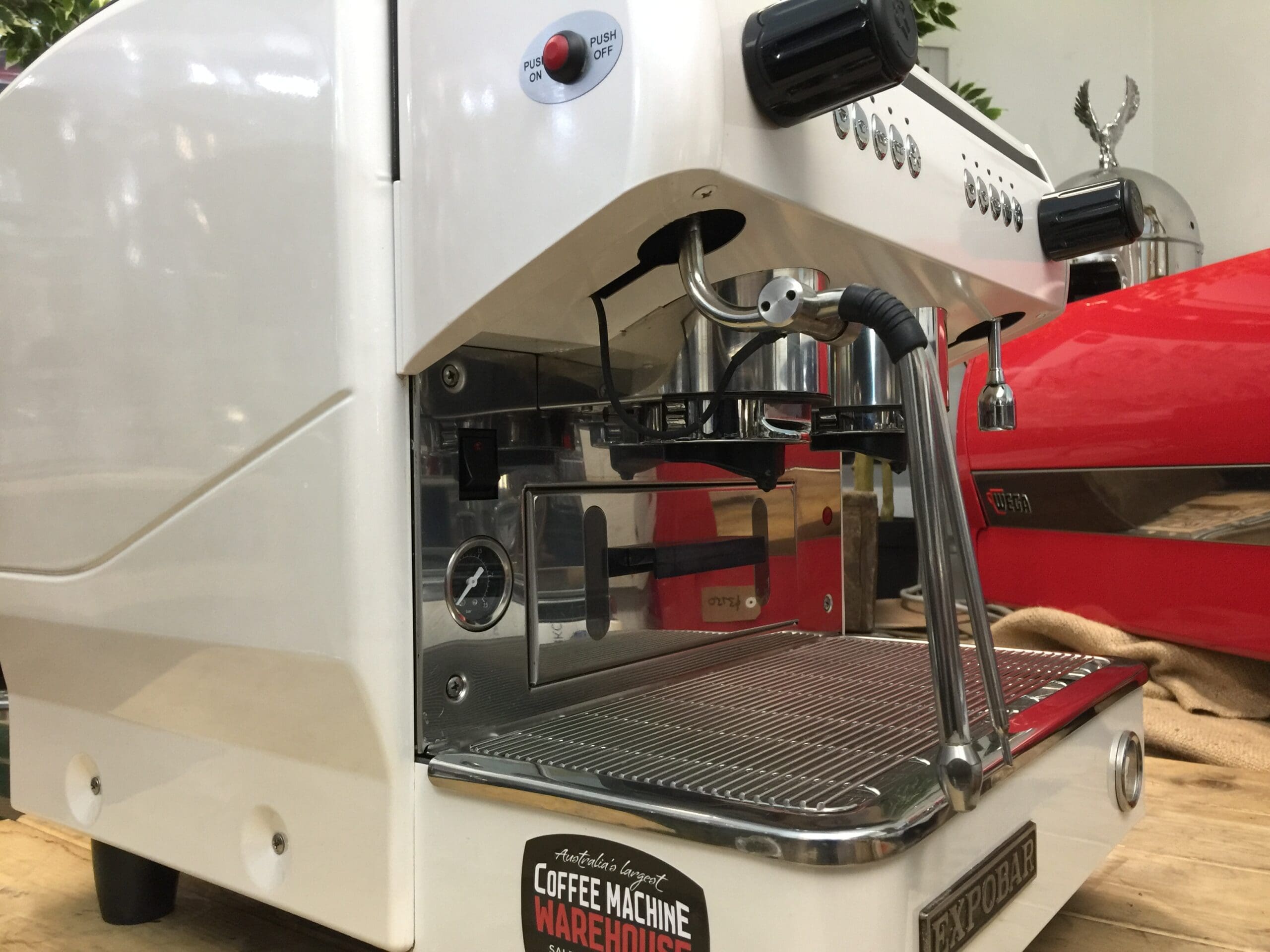 Expobar G10 Compact 2 Group Capsule Coffee Machine in White - Perfect for Cafes, Offices & Home Baristas