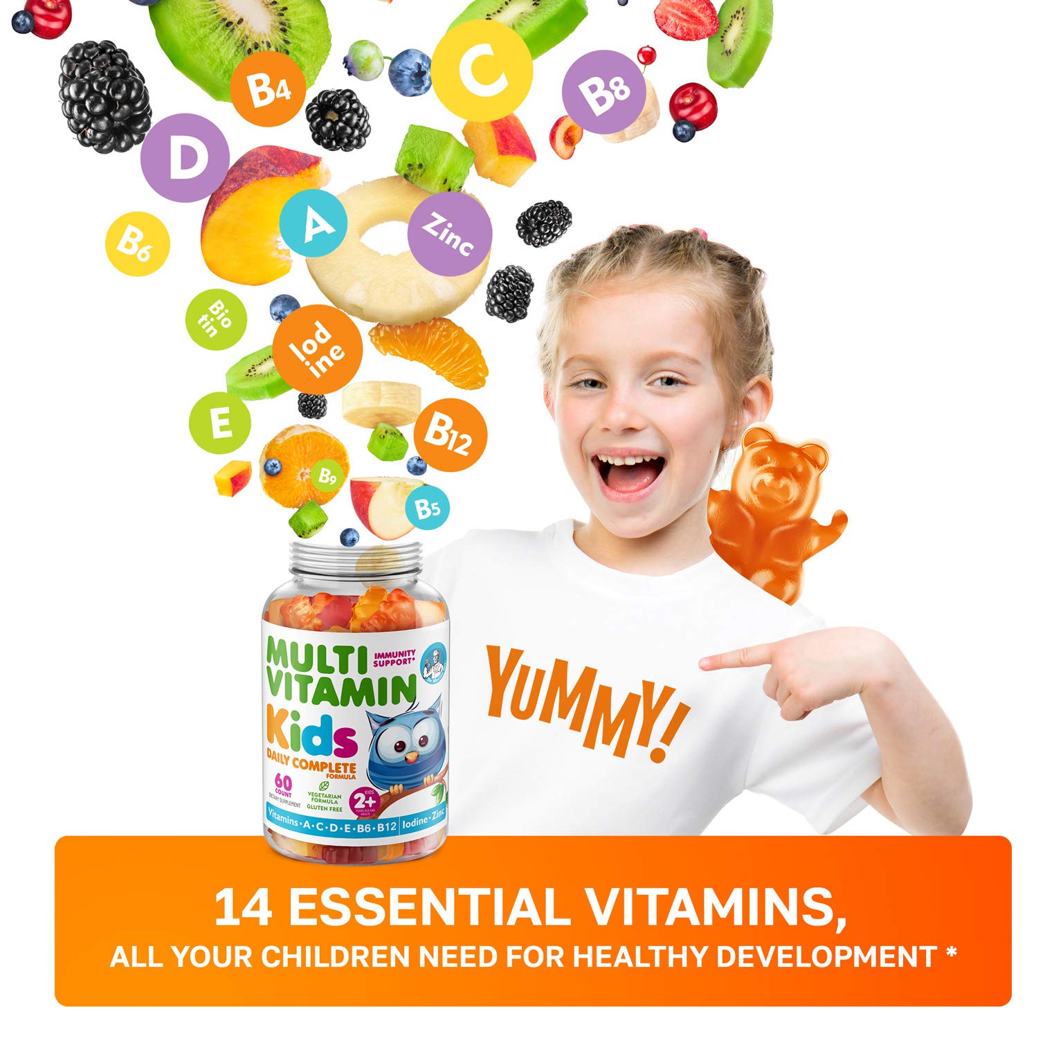 DR. MORITZ Ultimate Kid's Health Pack - Immune Support & Daily Wellness Vitamins for Children - Perfect for School, Travel & Active Lifestyles