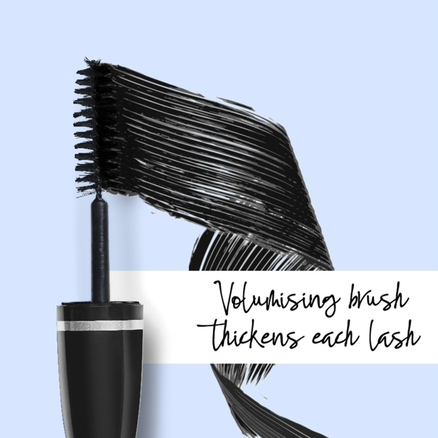 Blue Heaven 10X Volumizing Mascara - Waterproof, Smudge Proof, Long Lasting (12 Hours) | Lightweight Formula for Natural Volume | Perfect for Daily Wear, Parties & Special Occasions | 8ml