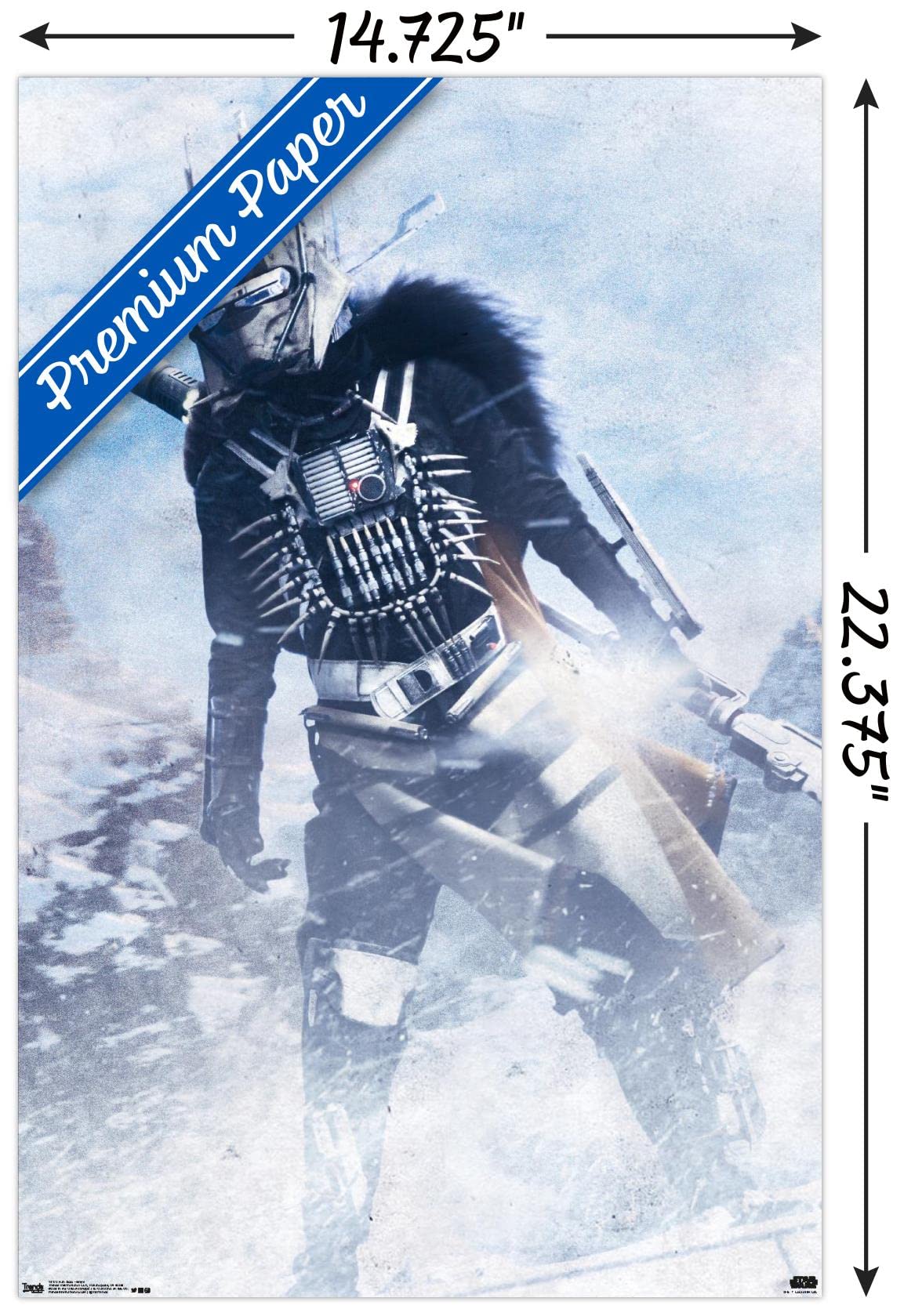 Star Wars Solo Enfys Nest Premium Wall Poster 22.4x14.7 Inches - Unframed Movie Decor for Bedroom, Living Room & Office | Trends International