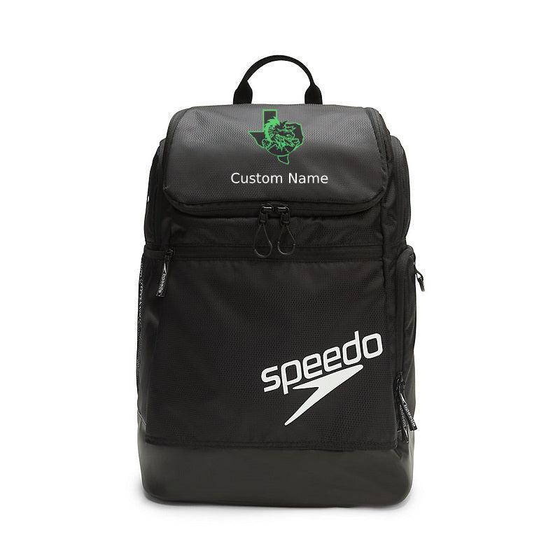 Dragon Stroke Team Speedo Teamster 2.0 Backpack with Embroidered Logo - Waterproof Swim Backpack for Competition & Training - Perfect for Swimmers, Athletes & Gym Enthusiasts