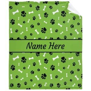 Custom Dog Pet Name Green
