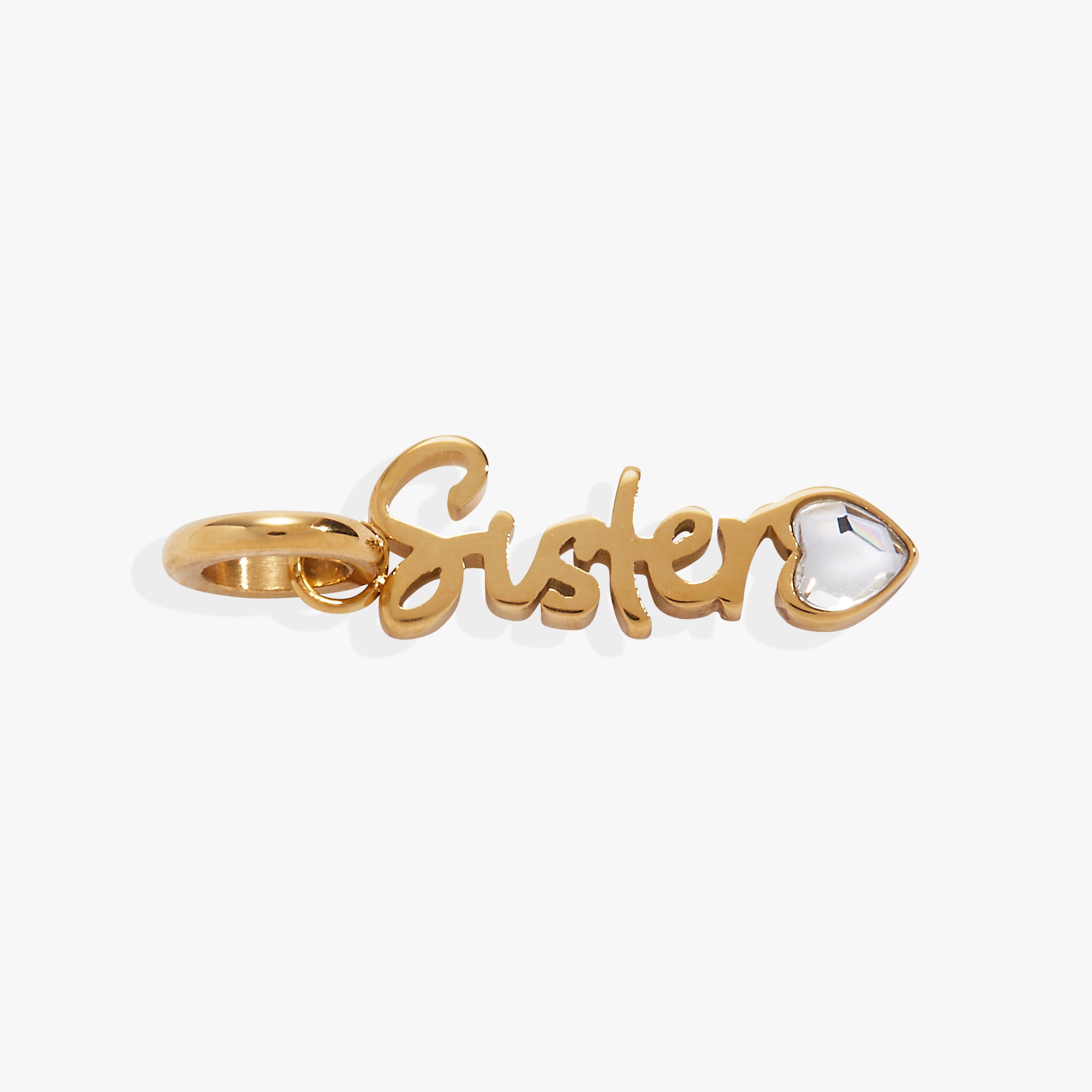 Elegant 'Sister' Interchangeable Charm Pendant - Perfect for Necklaces, Bracelets & Gift Giving