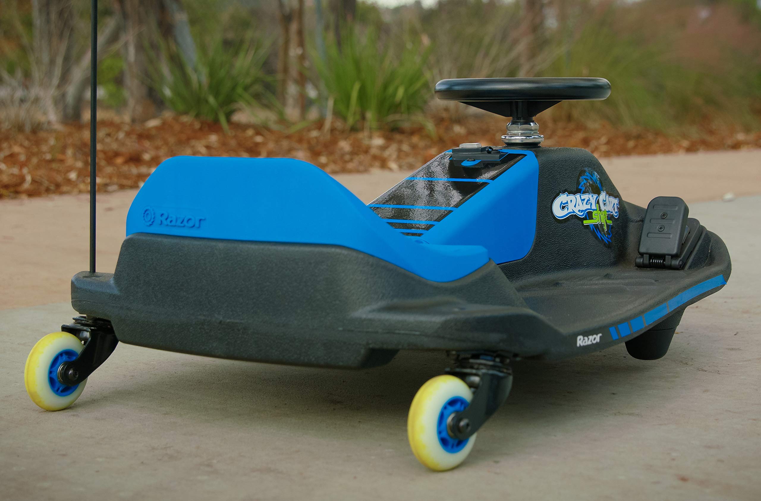 **Crazy Cart Shift Electric Drifting Go Kart for Kids Ages 6-12 | 12V Battery-Powered Ride-On Toy with High/Low Speed Switch & Drift System | Indoor & Outdoor Fun for Riders Up to 120 lbs | Perfect for Backyard, Driveway & Playground Adventures**