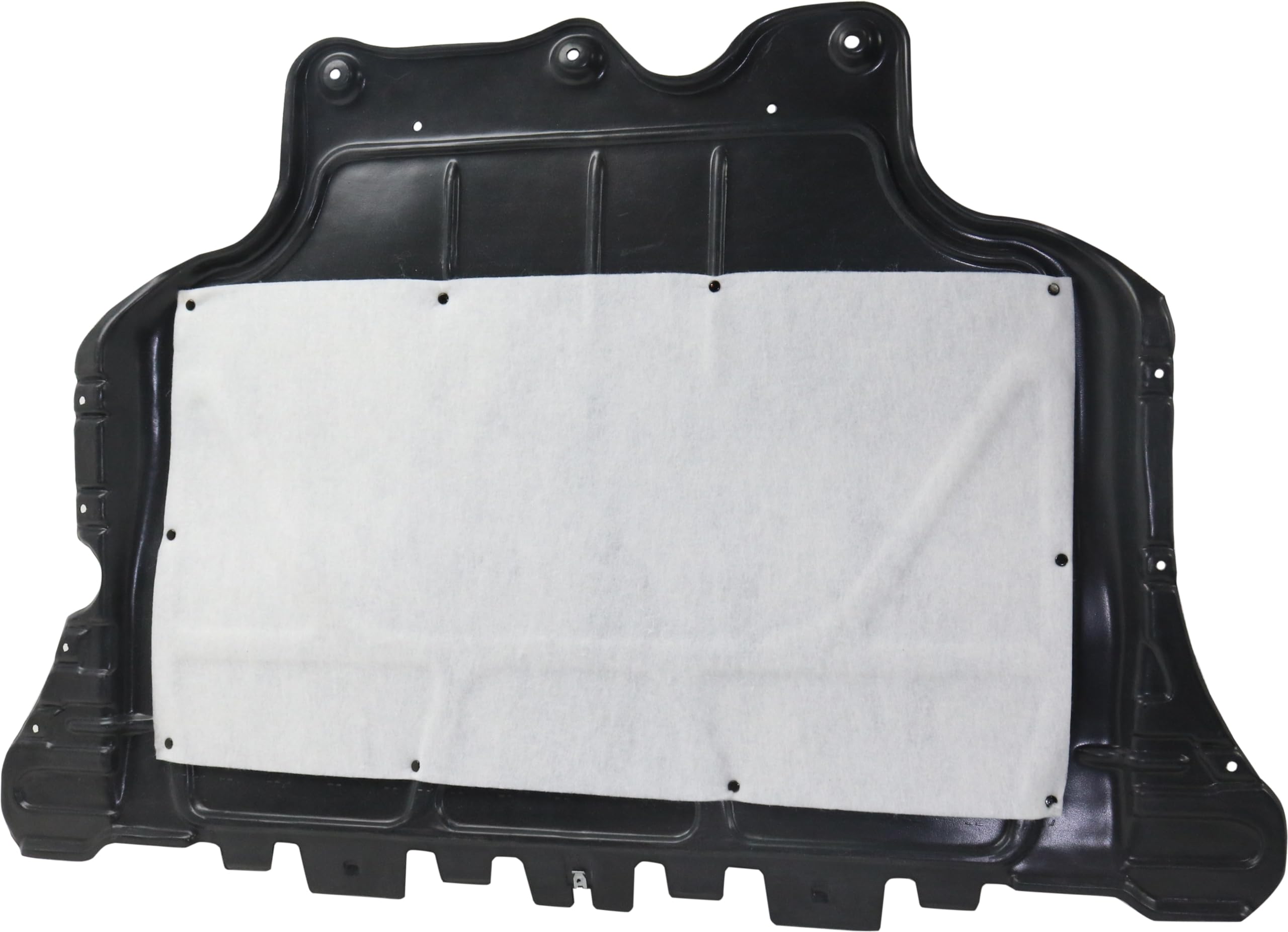 Go-Parts Engine Splash Shield - Compatible with Volkswagen Golf 2015-2015, Jetta 2019-2023 (Excluding GLI), Audi A3 2015-2020 | Front Under Cover Replacement for 2.0L Turbo Models | Protects Engine from Road Debris & Water Splash