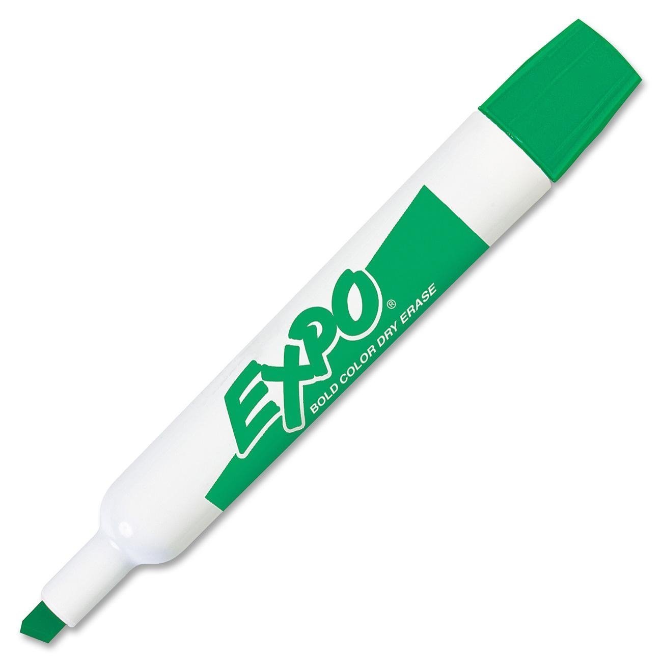 Expo Original Chisel Tip Dry Erase Markers - 12 Pack Green Whiteboard Markers (83004) - Perfect for Classroom, Office & Home Use - Case of 12 Dozens