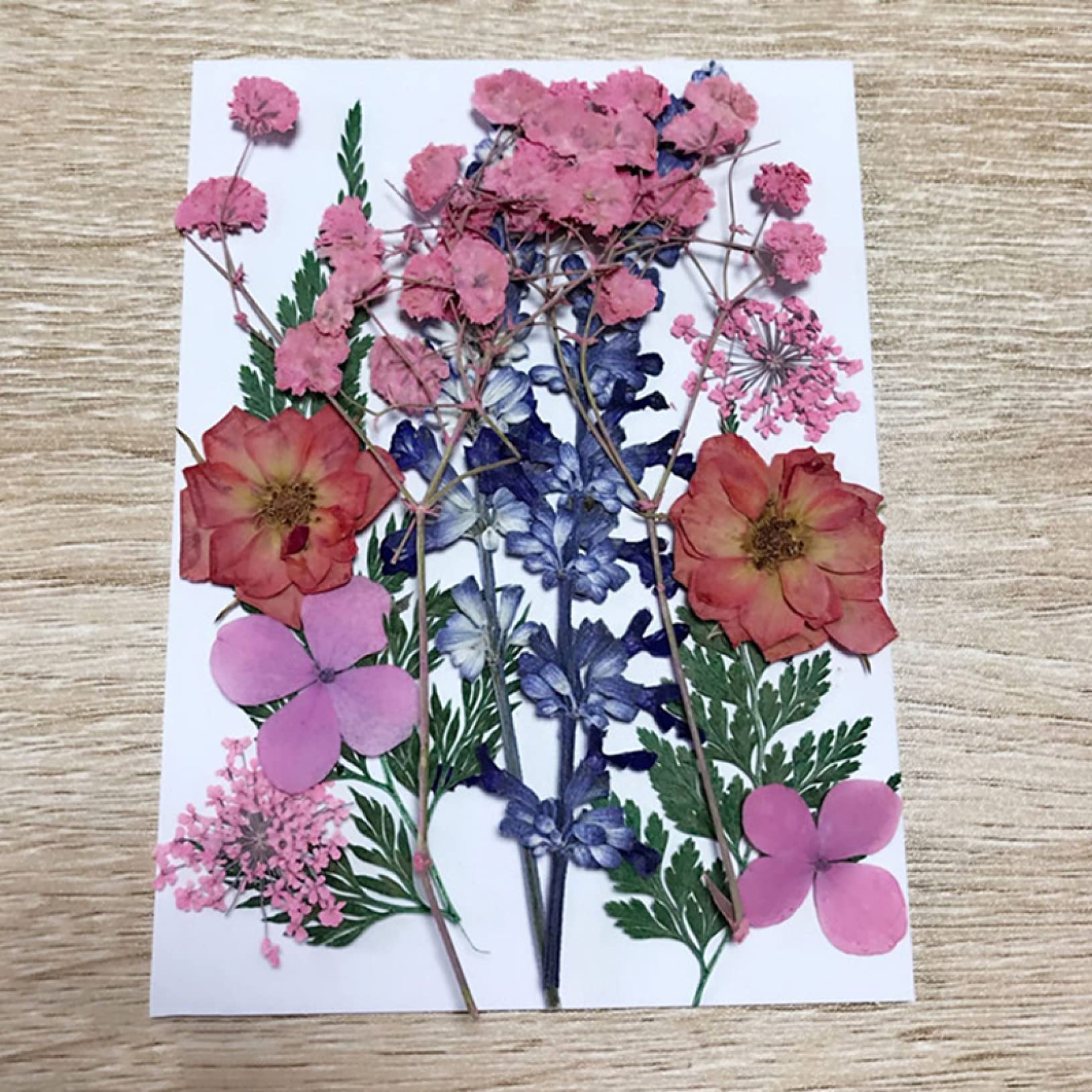 Pressed Flower Mixed Dried Flowers for Aromatherapy Candles, Greeting Cards, Epoxy Resin Crafts & DIY Jewelry Making - Perfect for Home Decor, Wedding Favors and Gift Wrapping