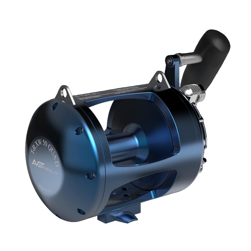 Avet Quad T RX 50W Wide Two Speed Fishing Reels - Saltwater & Offshore Big Game Fishing Reel for Tuna, Marlin & Swordfish