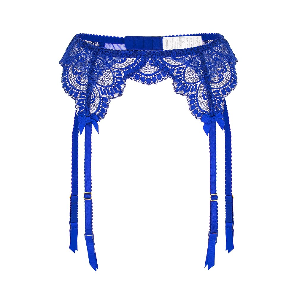 Sexy Lace Garter Belt for Women - Adjustable Thigh High Stockings Holder - Perfect for Bridal Lingerie, Boudoir Photography & Romantic Nights