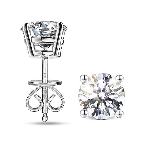 4 Prong-5.0mm-1.0ct tw