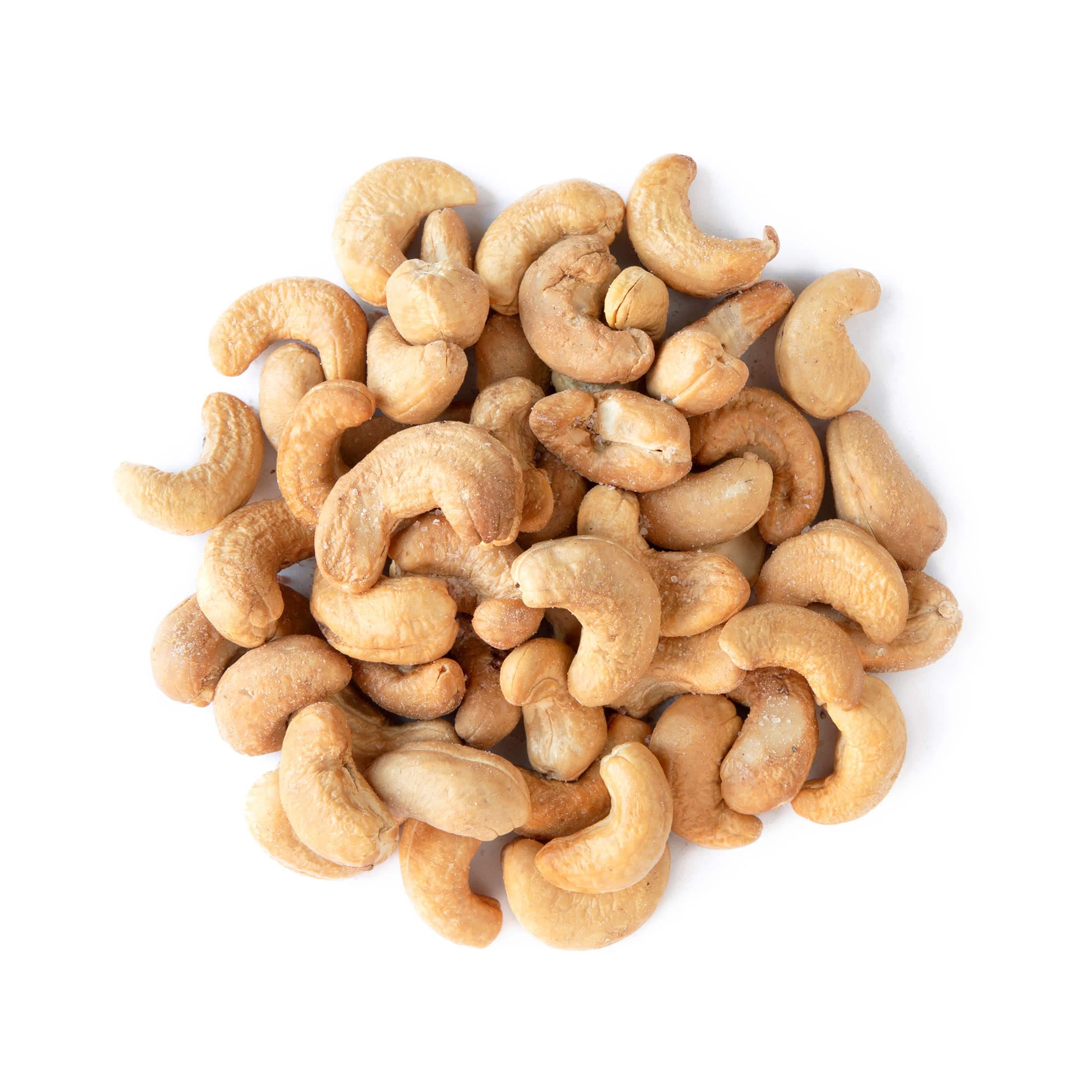 Organic Dry Roasted Whole Cashews with Himalayan Salt - 8 Pounds | Non-GMO, Vegan, Kosher | Oven Roasted, Lightly Salted, No Oil Added | High Protein Snack for Parties, Hiking & Healthy Lifestyle