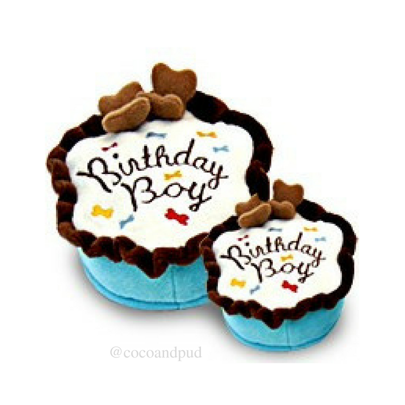 Birthday Cake Dog Toy for Small & Medium Dogs - Fun Chew Toy for Puppies & Adult Dogs - Perfect for Birthday Parties & Playtime