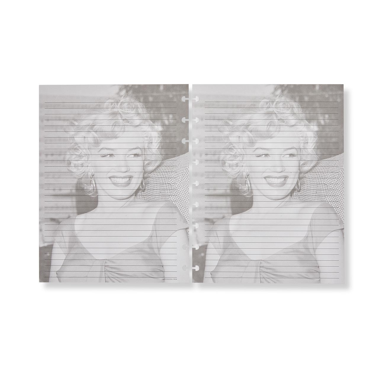 Circa Love Marilyn Ruled Notebook Refill - 50 Sheets of Premium Lined Paper for Journals, Planners & Office Use