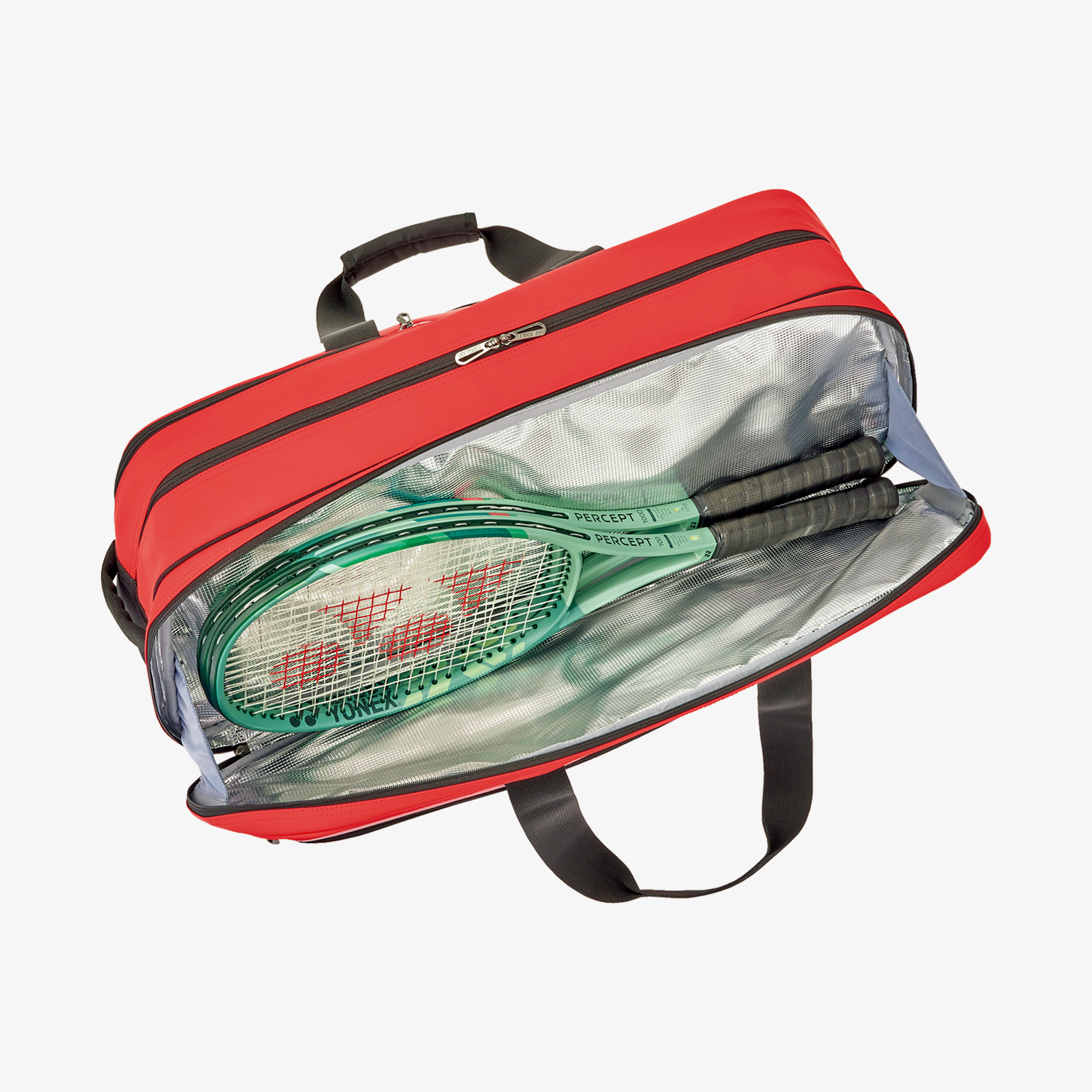 Yonex BAG02531WRBK Expert Tournament Tennis Badminton Sports Bag (Red/Black) - Perfect for Tennis, Badminton Players & Sports Enthusiasts