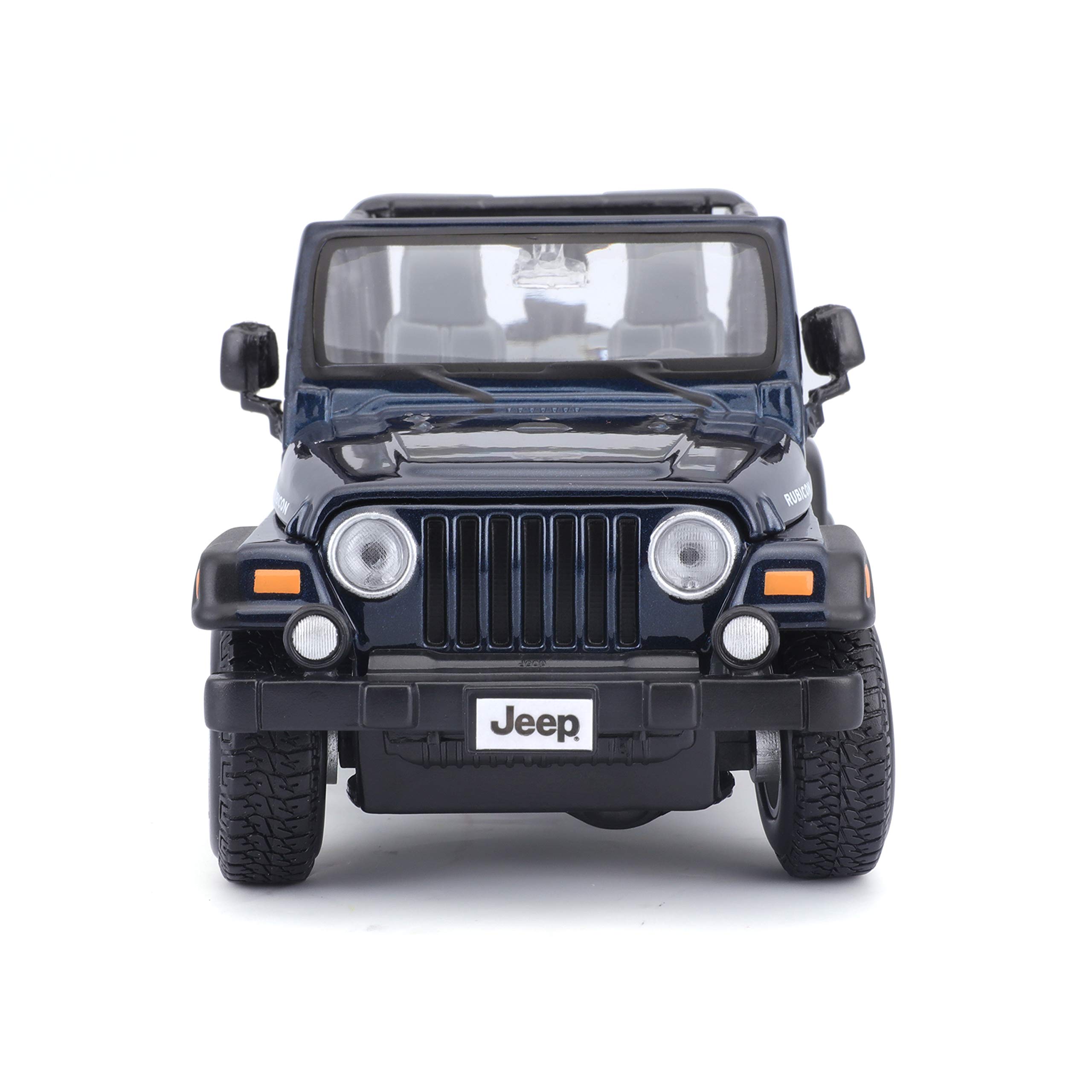 Maisto 1:27 Scale Jeep Wrangler Rubicon Diecast Model Car - Collectible Toy Vehicle for Adults & Kids (Colors May Vary) - Perfect for Display, Gifts, and Car Enthusiast Collections