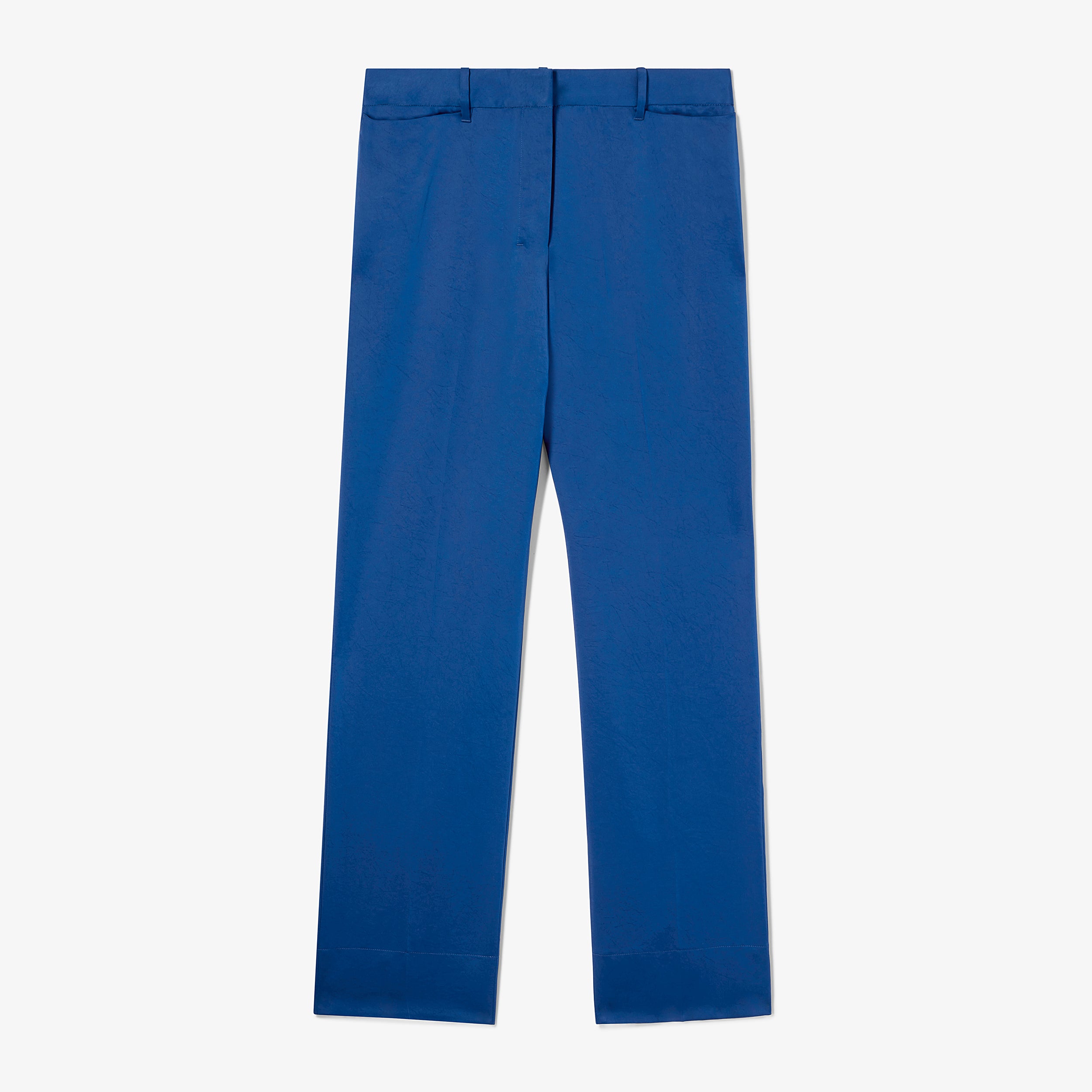 Smith Pant - Everyday Satin Pants for Women in Sapphire Blue | Comfortable Lounge & Sleepwear | Perfect for Yoga, Relaxing at Home & Travel