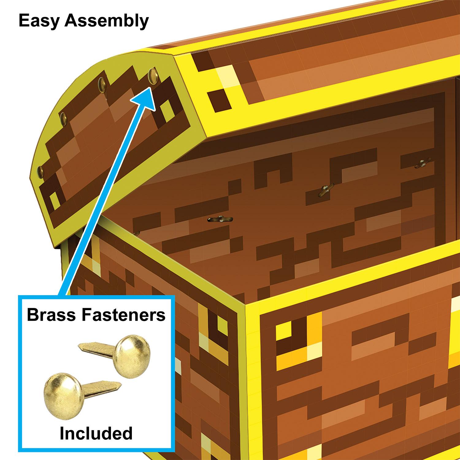 12 Pack Beistle 8 Bit Treasure Chest Party Decorations - Retro Video Game Themed Birthday Party Supplies for Kids, Adults & Gaming Events