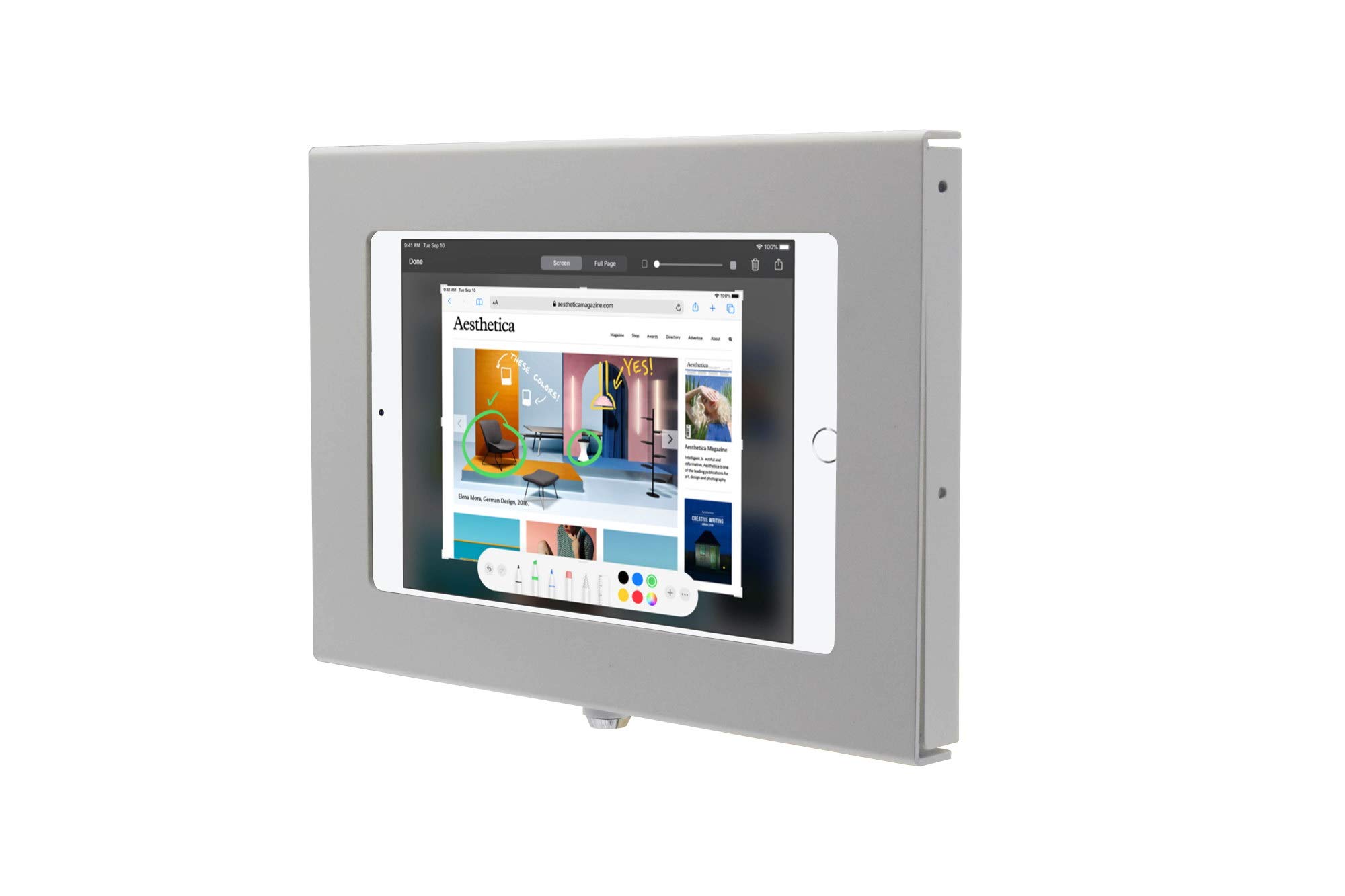 TABcare Locking Anti-Theft Metal Security Case for Samsung Galaxy TAB 8.7