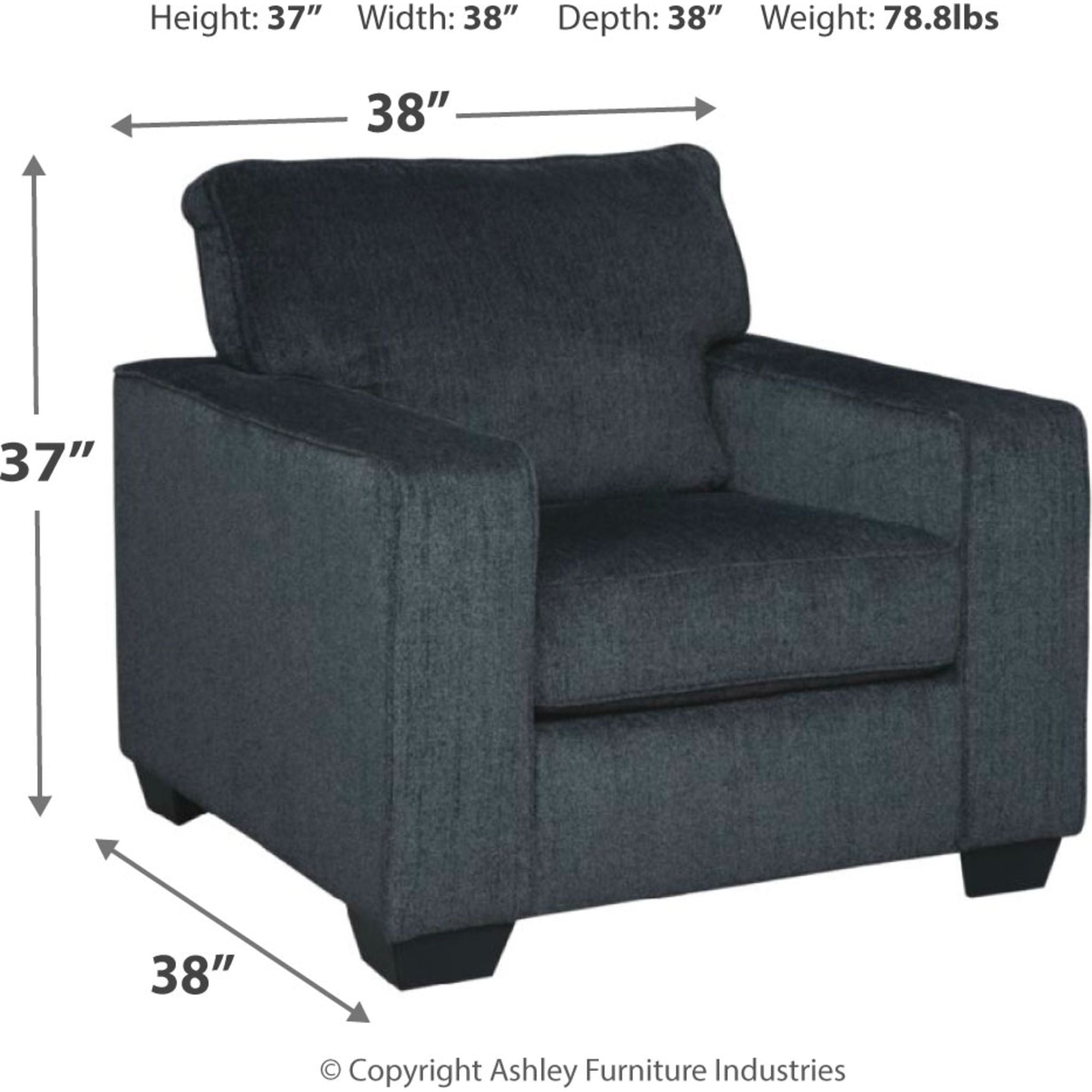 Altari Chair - Modern Ergonomic Office Chair with Adjustable Height & Lumbar Support for Home & Workspace Comfort