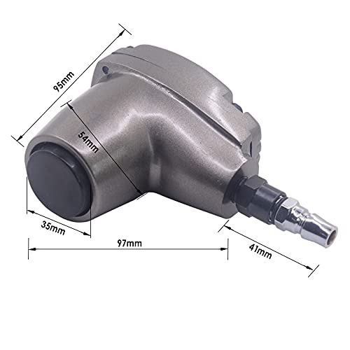 Air Palm Hammer - Automatic Pneumatic Handheld Knocking Tool with 1000 Strokes & Medium Hard Plastic Tip for Body Repair, Plastic Inlay Assembly - Perfect for Auto Shops, DIY Home Repairs & Craft Projects